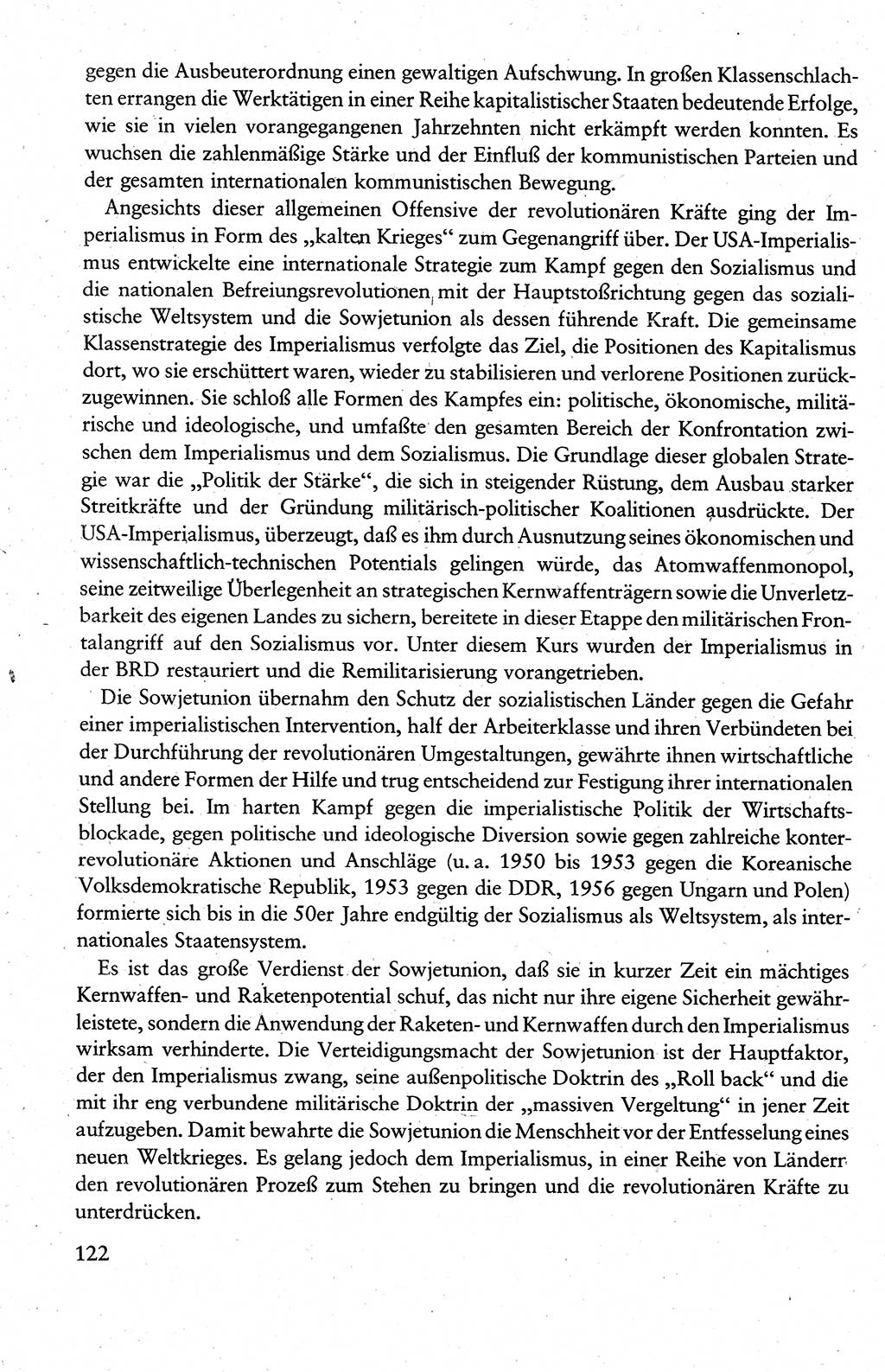 Wissenschaftlicher Kommunismus [Deutsche Demokratische Republik (DDR)], Lehrbuch für das marxistisch-leninistische Grundlagenstudium 1983, Seite 122 (Wiss. Komm. DDR Lb. 1983, S. 122)