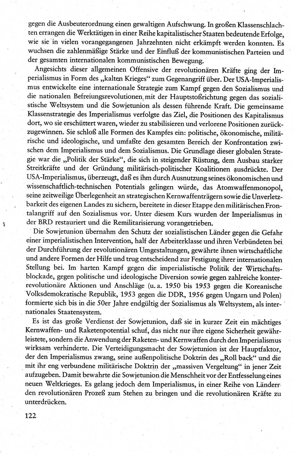 Wissenschaftlicher Kommunismus [Deutsche Demokratische Republik (DDR)], Lehrbuch für das marxistisch-leninistische Grundlagenstudium 1983, Seite 122 (Wiss. Komm. DDR Lb. 1983, S. 122)