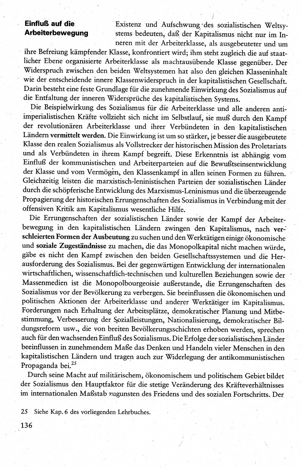 Wissenschaftlicher Kommunismus [Deutsche Demokratische Republik (DDR)], Lehrbuch für das marxistisch-leninistische Grundlagenstudium 1983, Seite 136 (Wiss. Komm. DDR Lb. 1983, S. 136)