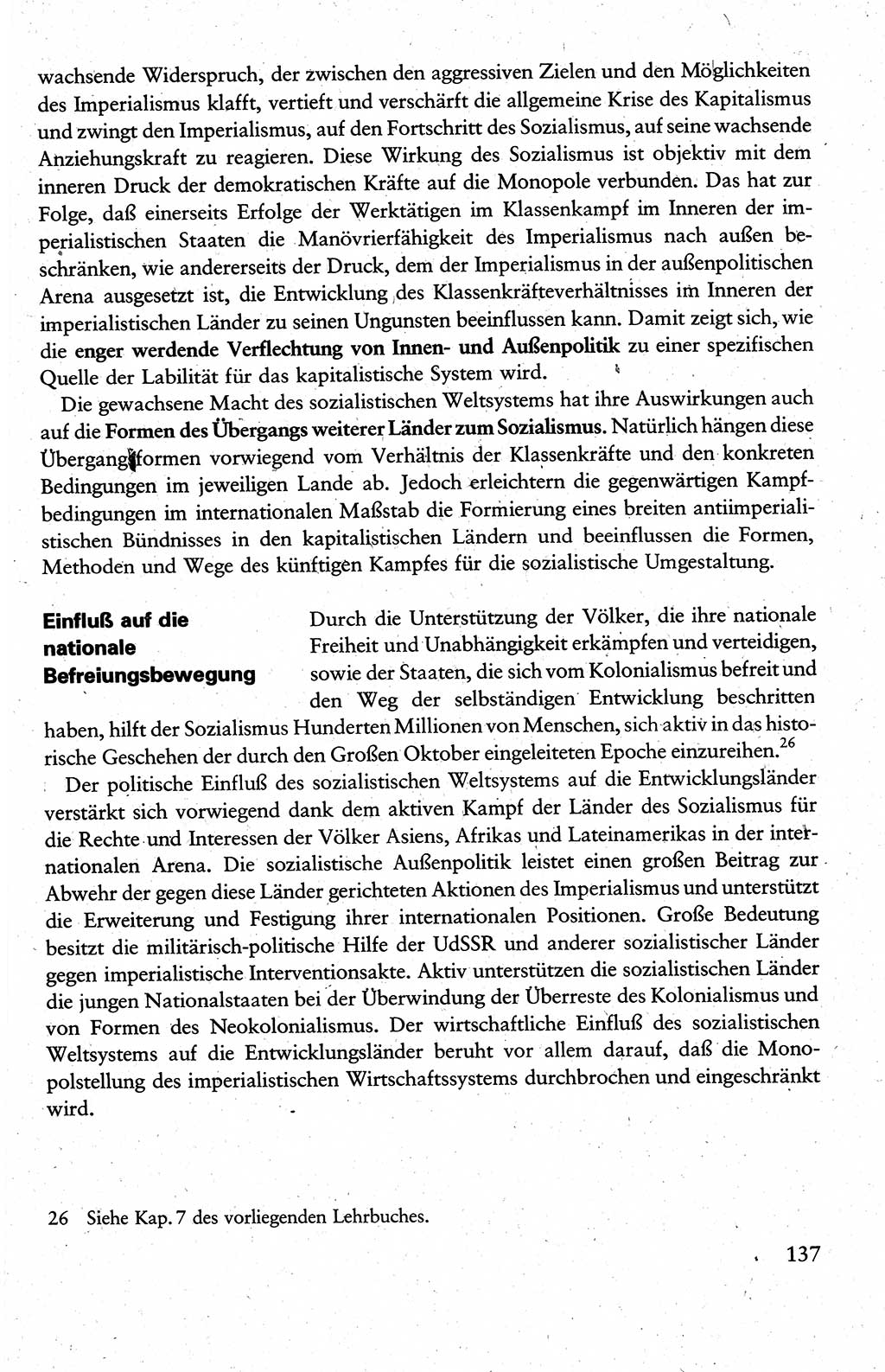 Wissenschaftlicher Kommunismus [Deutsche Demokratische Republik (DDR)], Lehrbuch für das marxistisch-leninistische Grundlagenstudium 1983, Seite 137 (Wiss. Komm. DDR Lb. 1983, S. 137)