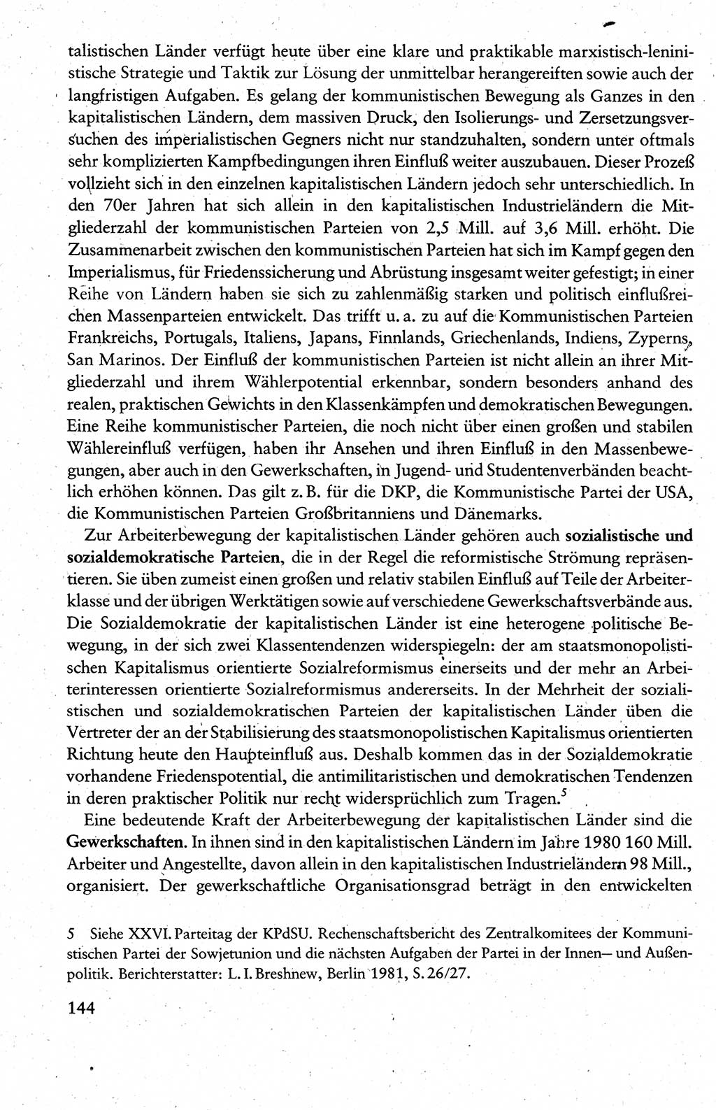 Wissenschaftlicher Kommunismus [Deutsche Demokratische Republik (DDR)], Lehrbuch für das marxistisch-leninistische Grundlagenstudium 1983, Seite 144 (Wiss. Komm. DDR Lb. 1983, S. 144)