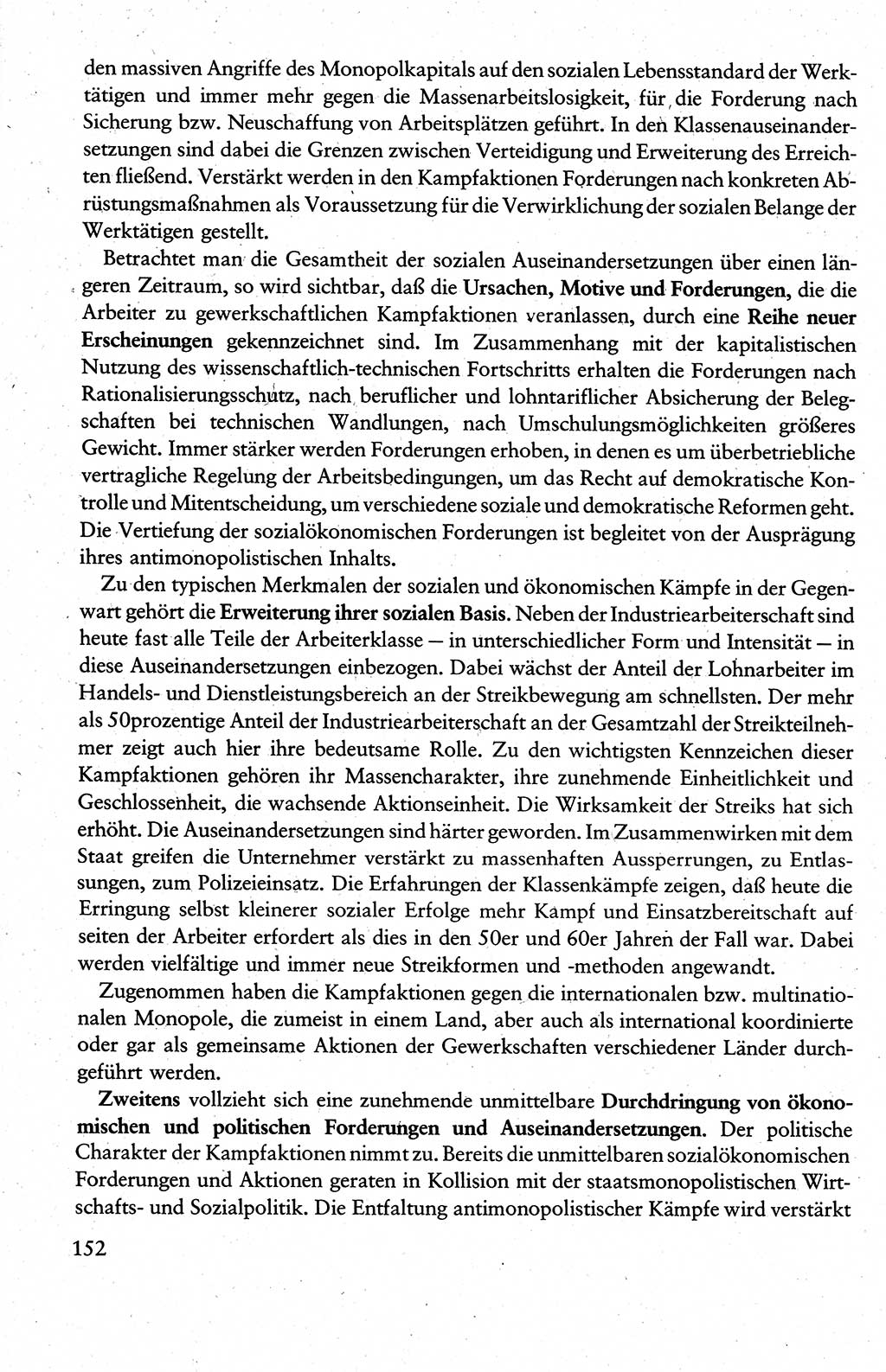 Wissenschaftlicher Kommunismus [Deutsche Demokratische Republik (DDR)], Lehrbuch für das marxistisch-leninistische Grundlagenstudium 1983, Seite 152 (Wiss. Komm. DDR Lb. 1983, S. 152)