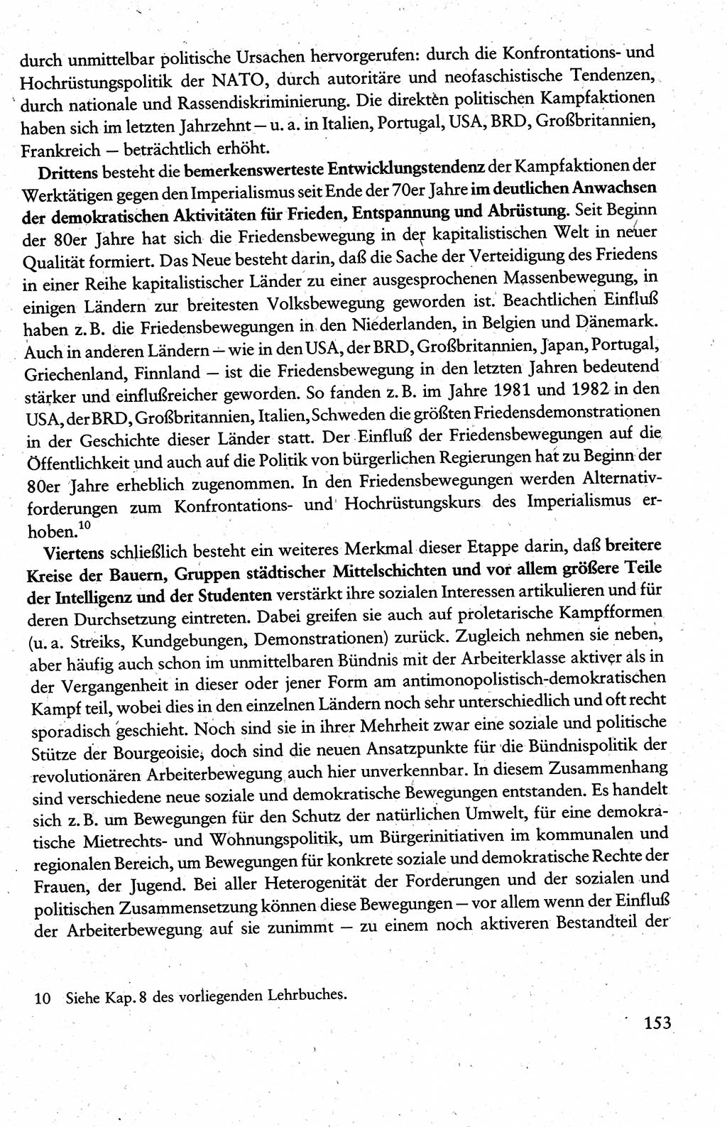 Wissenschaftlicher Kommunismus [Deutsche Demokratische Republik (DDR)], Lehrbuch für das marxistisch-leninistische Grundlagenstudium 1983, Seite 153 (Wiss. Komm. DDR Lb. 1983, S. 153)