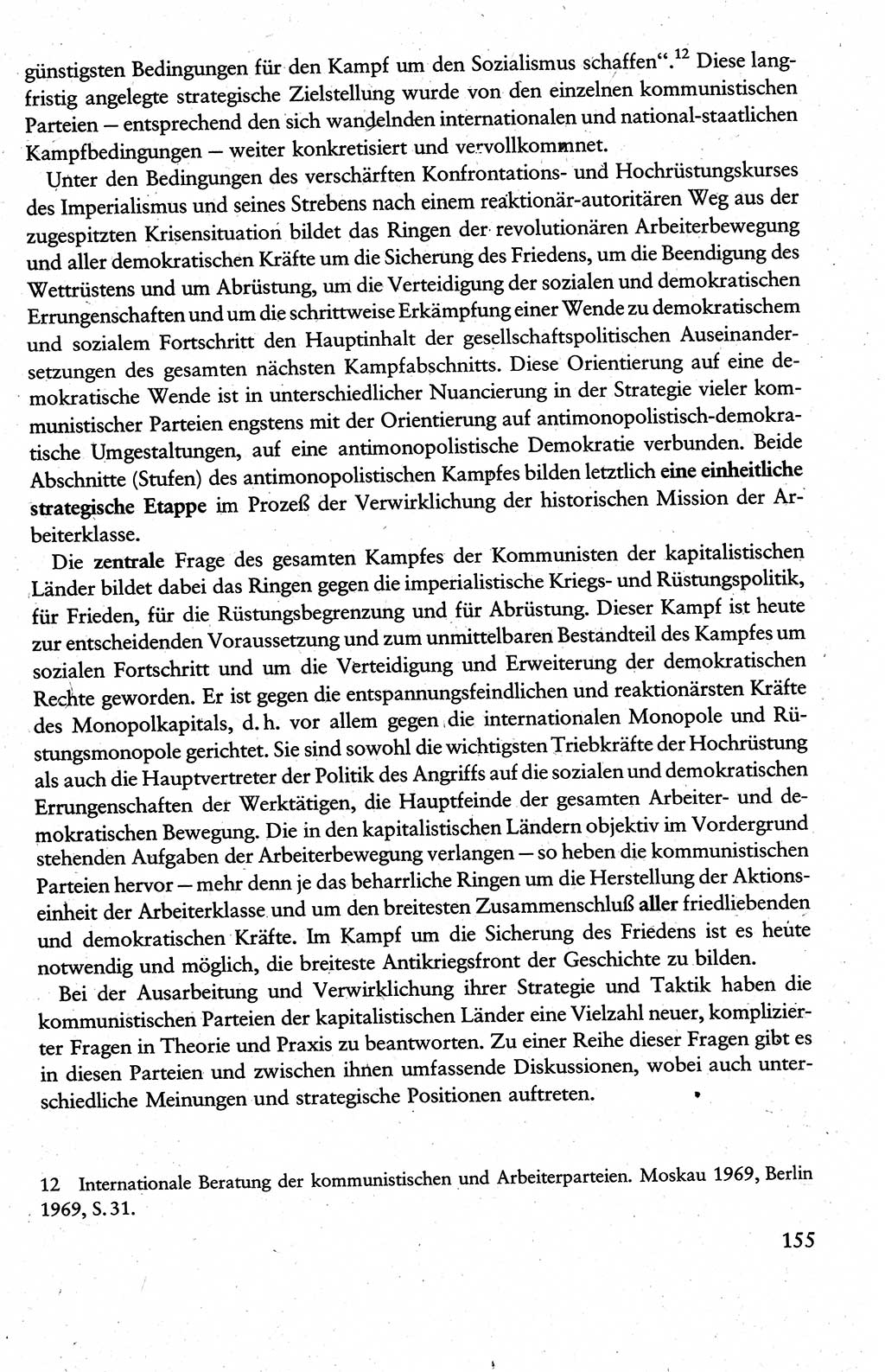 Wissenschaftlicher Kommunismus [Deutsche Demokratische Republik (DDR)], Lehrbuch für das marxistisch-leninistische Grundlagenstudium 1983, Seite 155 (Wiss. Komm. DDR Lb. 1983, S. 155)
