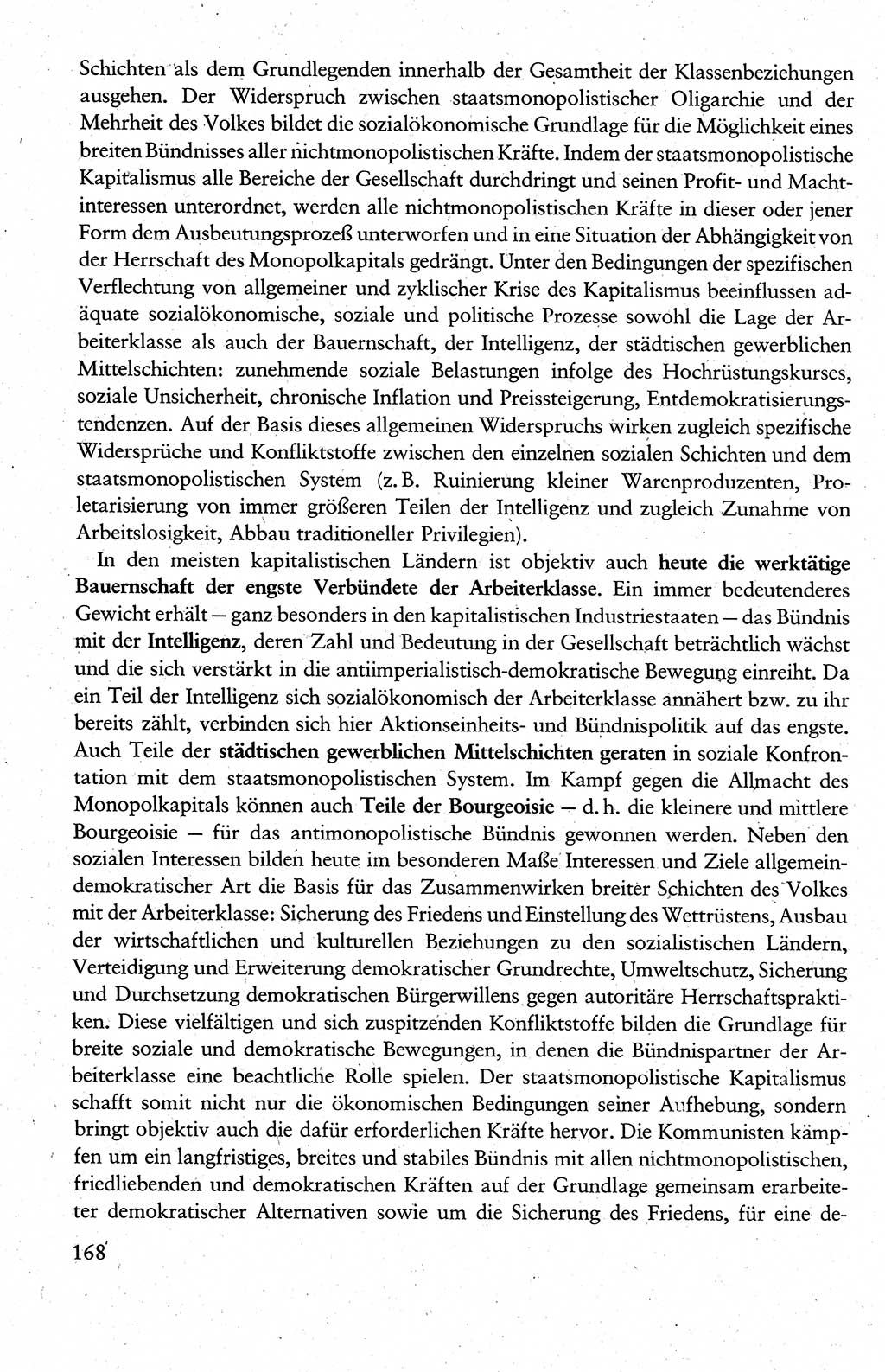 Wissenschaftlicher Kommunismus [Deutsche Demokratische Republik (DDR)], Lehrbuch für das marxistisch-leninistische Grundlagenstudium 1983, Seite 168 (Wiss. Komm. DDR Lb. 1983, S. 168)