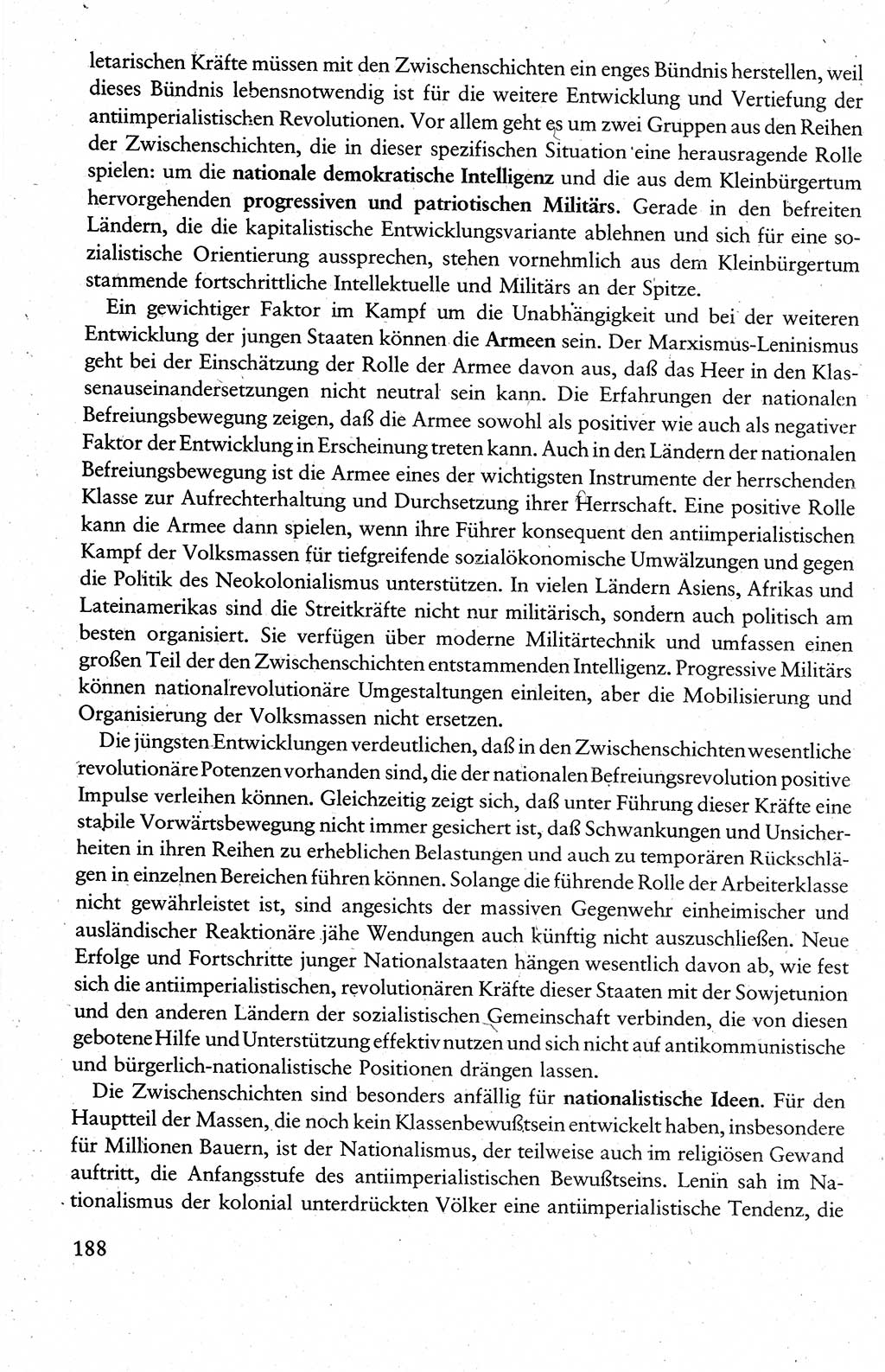 Wissenschaftlicher Kommunismus [Deutsche Demokratische Republik (DDR)], Lehrbuch für das marxistisch-leninistische Grundlagenstudium 1983, Seite 188 (Wiss. Komm. DDR Lb. 1983, S. 188)