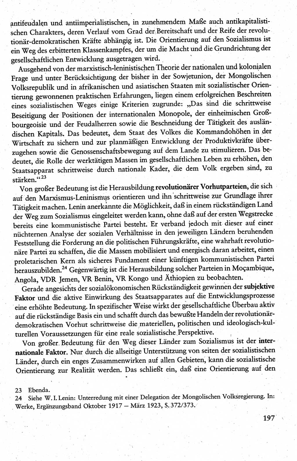 Wissenschaftlicher Kommunismus [Deutsche Demokratische Republik (DDR)], Lehrbuch für das marxistisch-leninistische Grundlagenstudium 1983, Seite 197 (Wiss. Komm. DDR Lb. 1983, S. 197)