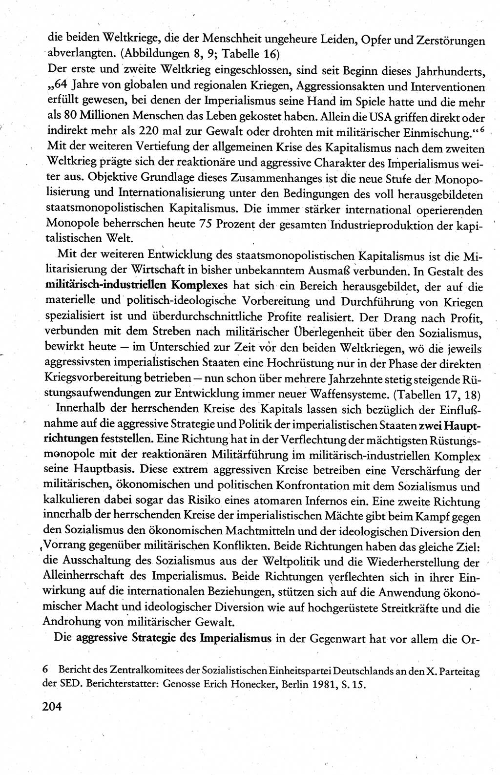 Wissenschaftlicher Kommunismus [Deutsche Demokratische Republik (DDR)], Lehrbuch für das marxistisch-leninistische Grundlagenstudium 1983, Seite 204 (Wiss. Komm. DDR Lb. 1983, S. 204)