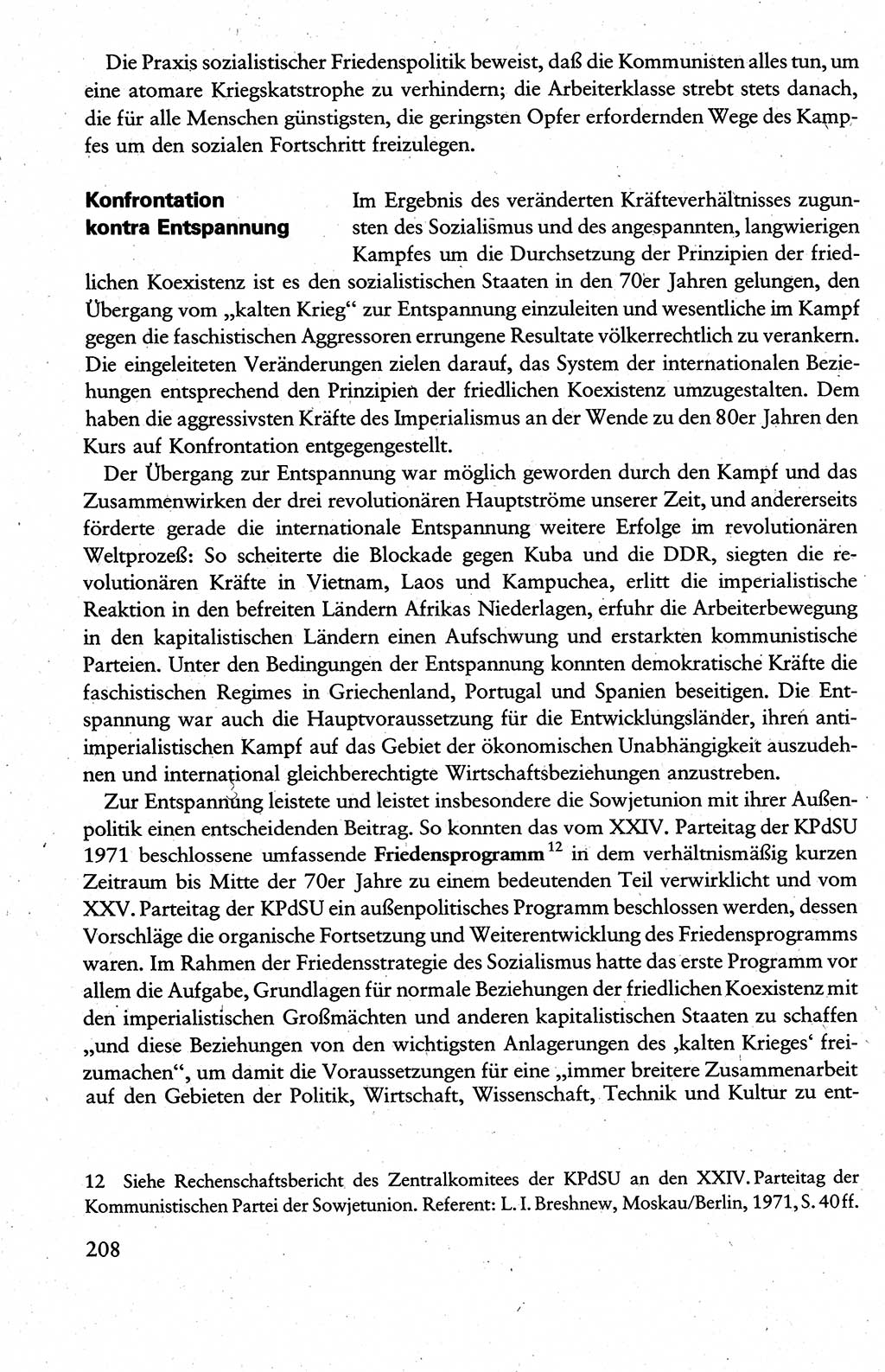 Wissenschaftlicher Kommunismus [Deutsche Demokratische Republik (DDR)], Lehrbuch für das marxistisch-leninistische Grundlagenstudium 1983, Seite 208 (Wiss. Komm. DDR Lb. 1983, S. 208)