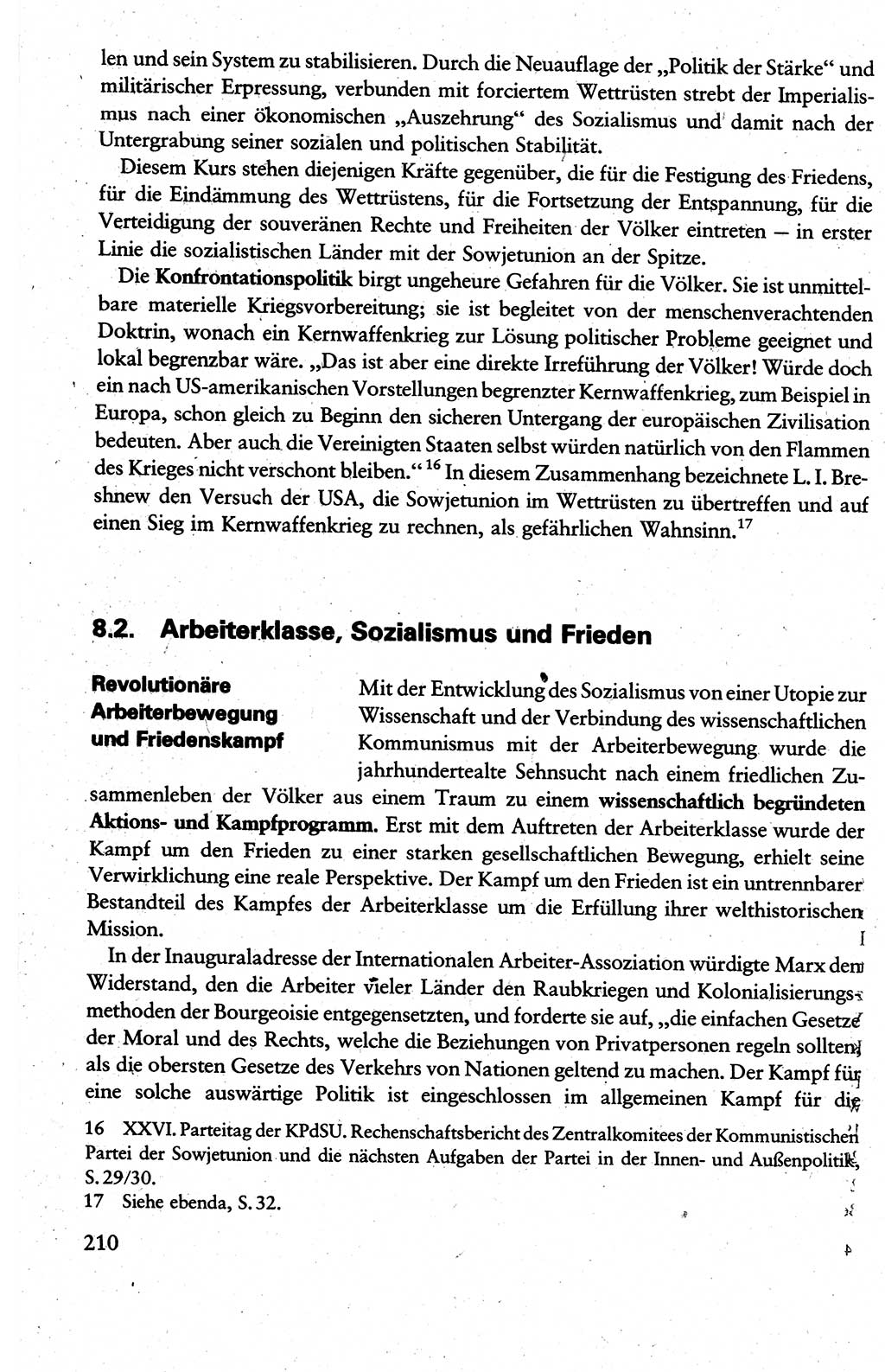 Wissenschaftlicher Kommunismus [Deutsche Demokratische Republik (DDR)], Lehrbuch für das marxistisch-leninistische Grundlagenstudium 1983, Seite 210 (Wiss. Komm. DDR Lb. 1983, S. 210)