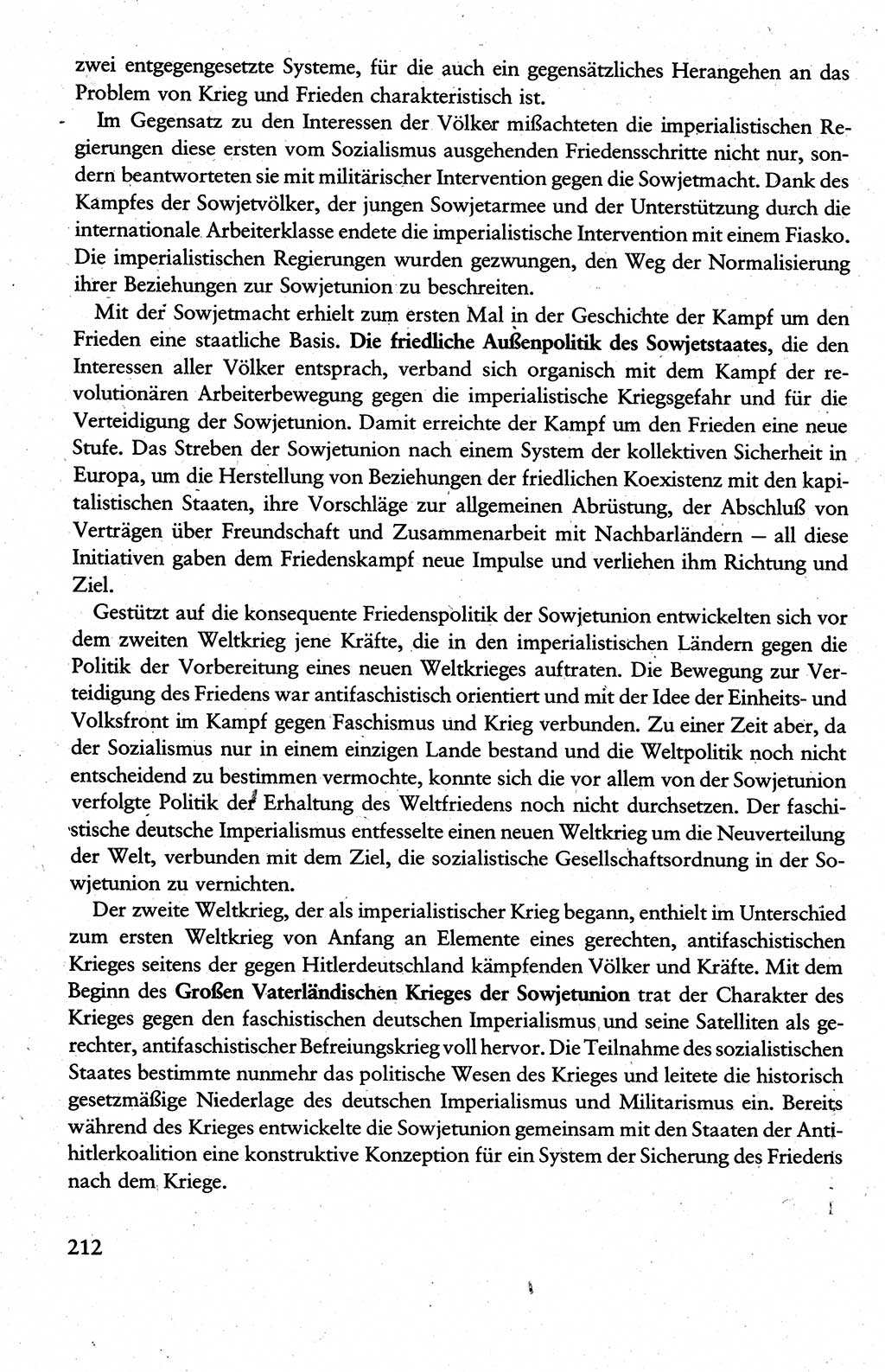 Wissenschaftlicher Kommunismus [Deutsche Demokratische Republik (DDR)], Lehrbuch für das marxistisch-leninistische Grundlagenstudium 1983, Seite 212 (Wiss. Komm. DDR Lb. 1983, S. 212)