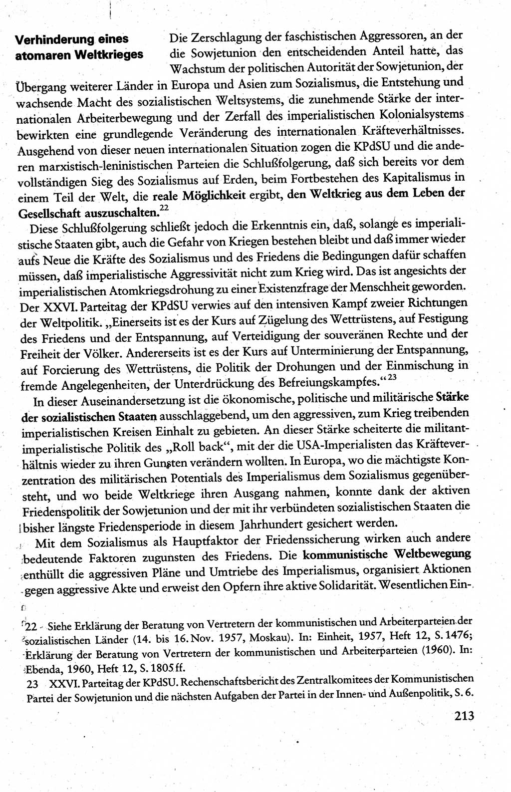 Wissenschaftlicher Kommunismus [Deutsche Demokratische Republik (DDR)], Lehrbuch für das marxistisch-leninistische Grundlagenstudium 1983, Seite 213 (Wiss. Komm. DDR Lb. 1983, S. 213)