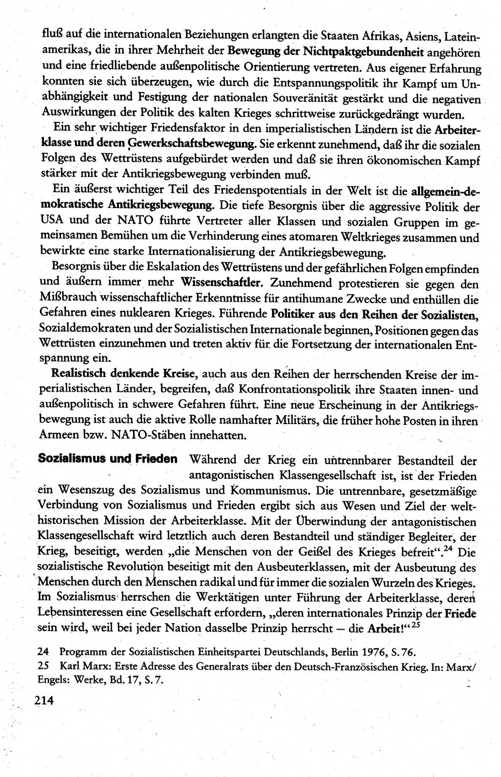 Wissenschaftlicher Kommunismus [Deutsche Demokratische Republik (DDR)], Lehrbuch für das marxistisch-leninistische Grundlagenstudium 1983, Seite 214 (Wiss. Komm. DDR Lb. 1983, S. 214)