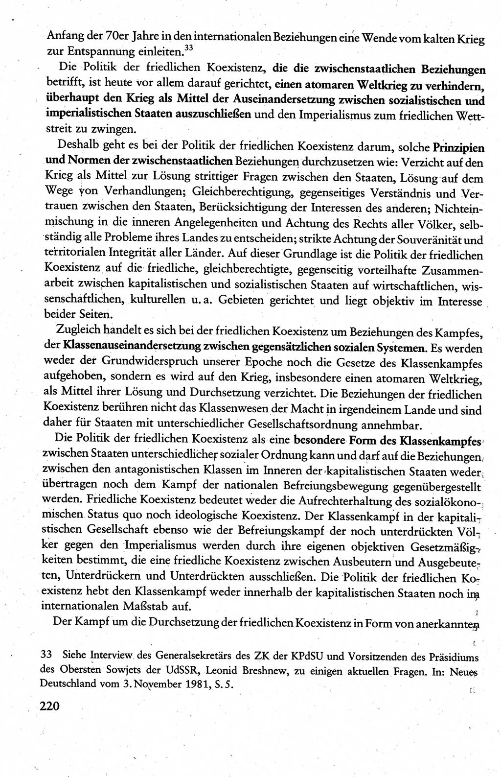 Wissenschaftlicher Kommunismus [Deutsche Demokratische Republik (DDR)], Lehrbuch für das marxistisch-leninistische Grundlagenstudium 1983, Seite 220 (Wiss. Komm. DDR Lb. 1983, S. 220)