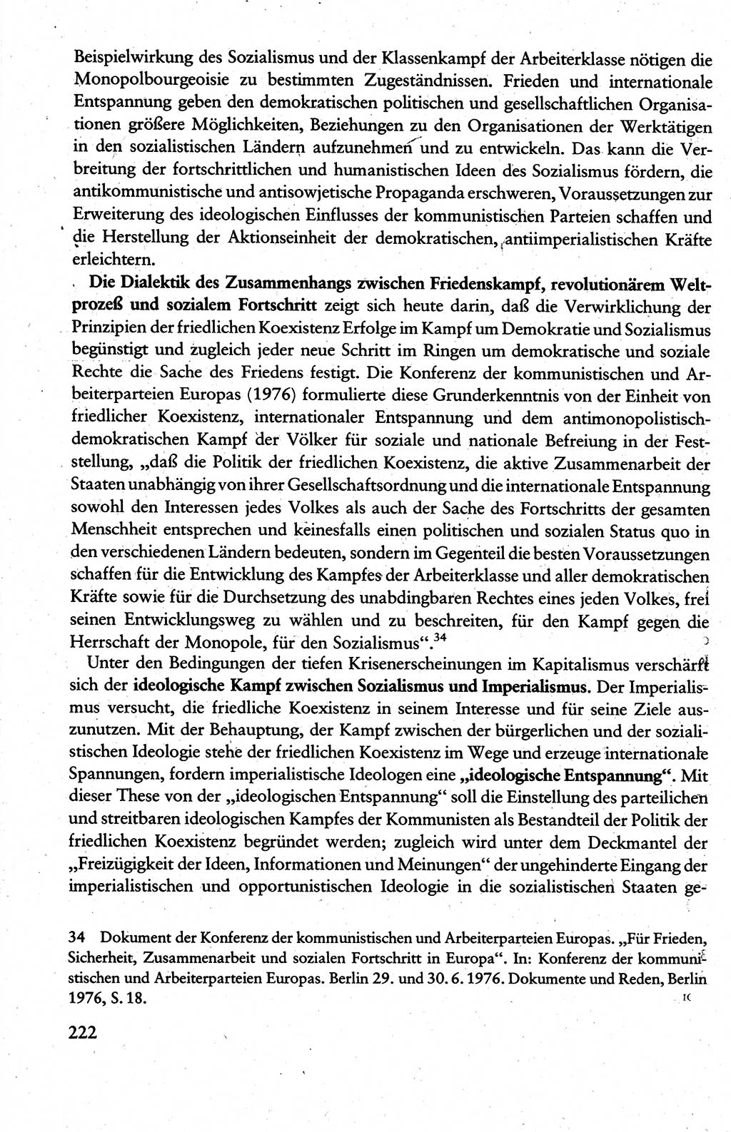 Wissenschaftlicher Kommunismus [Deutsche Demokratische Republik (DDR)], Lehrbuch für das marxistisch-leninistische Grundlagenstudium 1983, Seite 222 (Wiss. Komm. DDR Lb. 1983, S. 222)