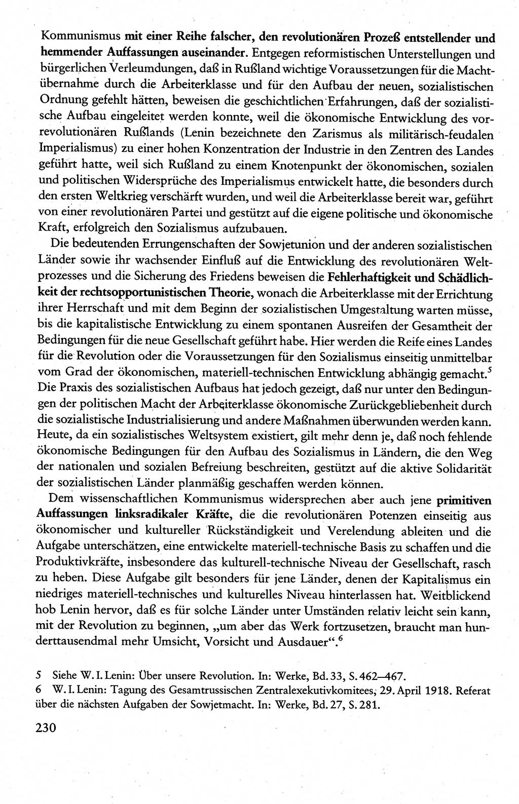 Wissenschaftlicher Kommunismus [Deutsche Demokratische Republik (DDR)], Lehrbuch für das marxistisch-leninistische Grundlagenstudium 1983, Seite 230 (Wiss. Komm. DDR Lb. 1983, S. 230)