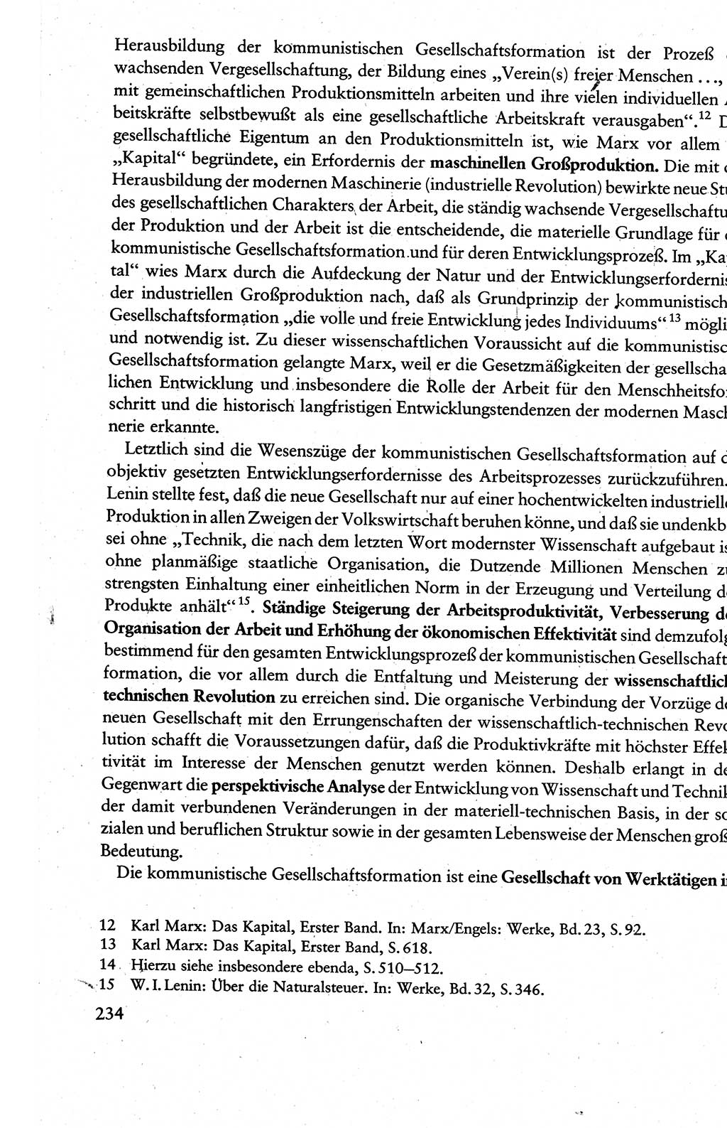 Wissenschaftlicher Kommunismus [Deutsche Demokratische Republik (DDR)], Lehrbuch für das marxistisch-leninistische Grundlagenstudium 1983, Seite 234 (Wiss. Komm. DDR Lb. 1983, S. 234)