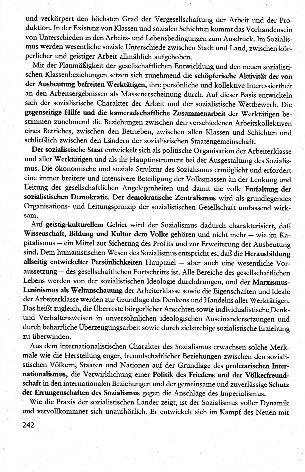 Wissenschaftlicher Kommunismus [Deutsche Demokratische Republik (DDR)], Lehrbuch für das marxistisch-leninistische Grundlagenstudium 1983, Seite 242 (Wiss. Komm. DDR Lb. 1983, S. 242)