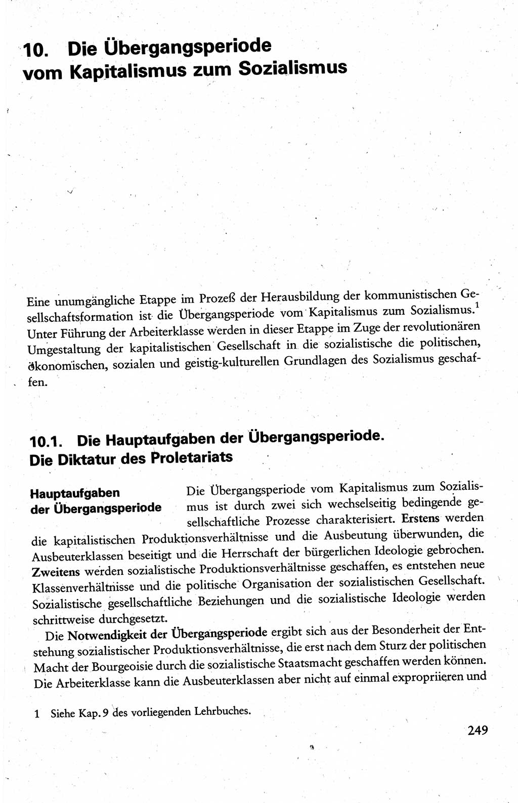 Wissenschaftlicher Kommunismus [Deutsche Demokratische Republik (DDR)], Lehrbuch für das marxistisch-leninistische Grundlagenstudium 1983, Seite 249 (Wiss. Komm. DDR Lb. 1983, S. 249)