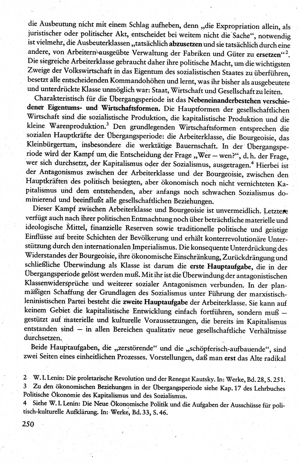 Wissenschaftlicher Kommunismus [Deutsche Demokratische Republik (DDR)], Lehrbuch für das marxistisch-leninistische Grundlagenstudium 1983, Seite 250 (Wiss. Komm. DDR Lb. 1983, S. 250)