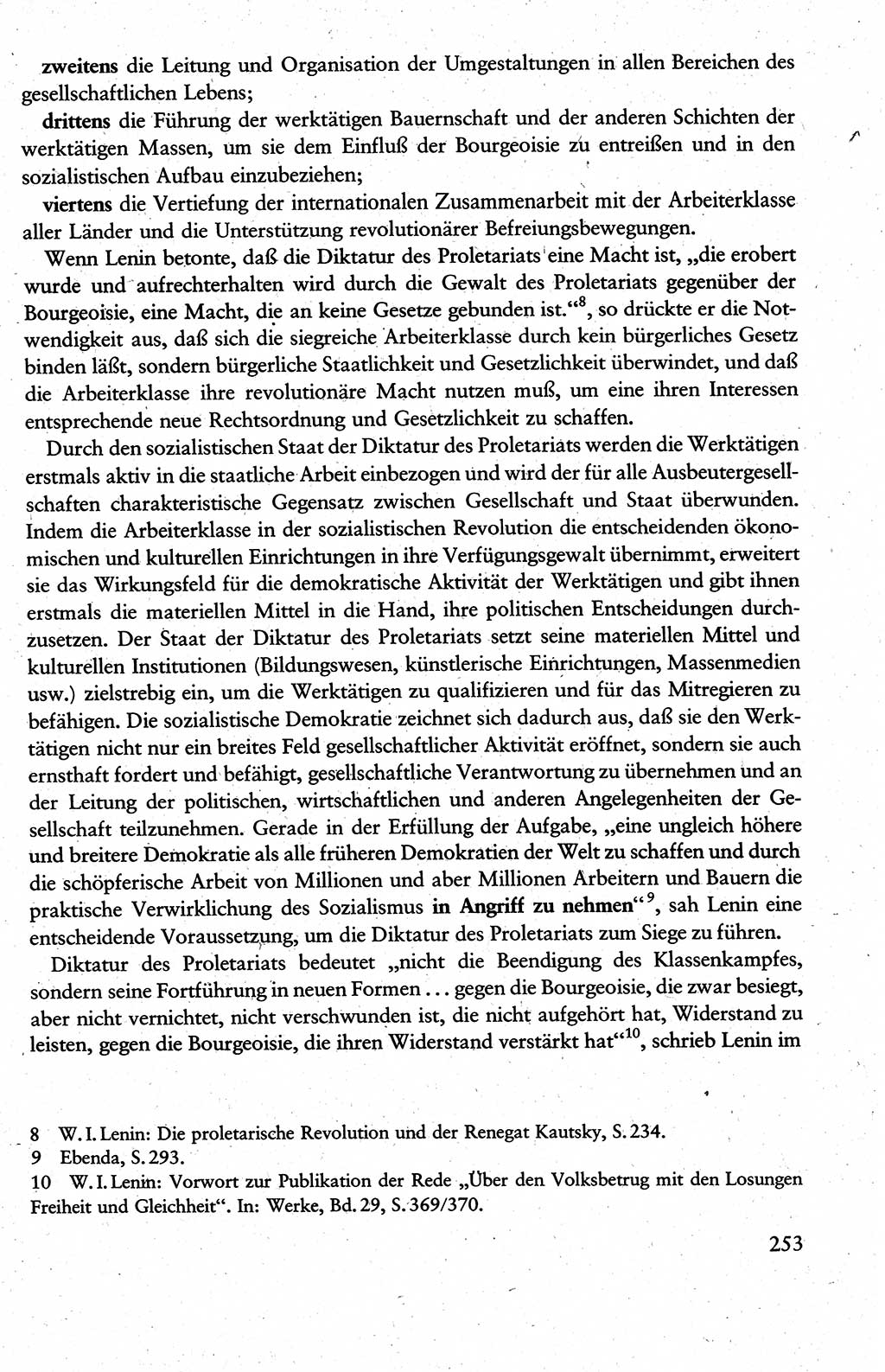Wissenschaftlicher Kommunismus [Deutsche Demokratische Republik (DDR)], Lehrbuch für das marxistisch-leninistische Grundlagenstudium 1983, Seite 253 (Wiss. Komm. DDR Lb. 1983, S. 253)