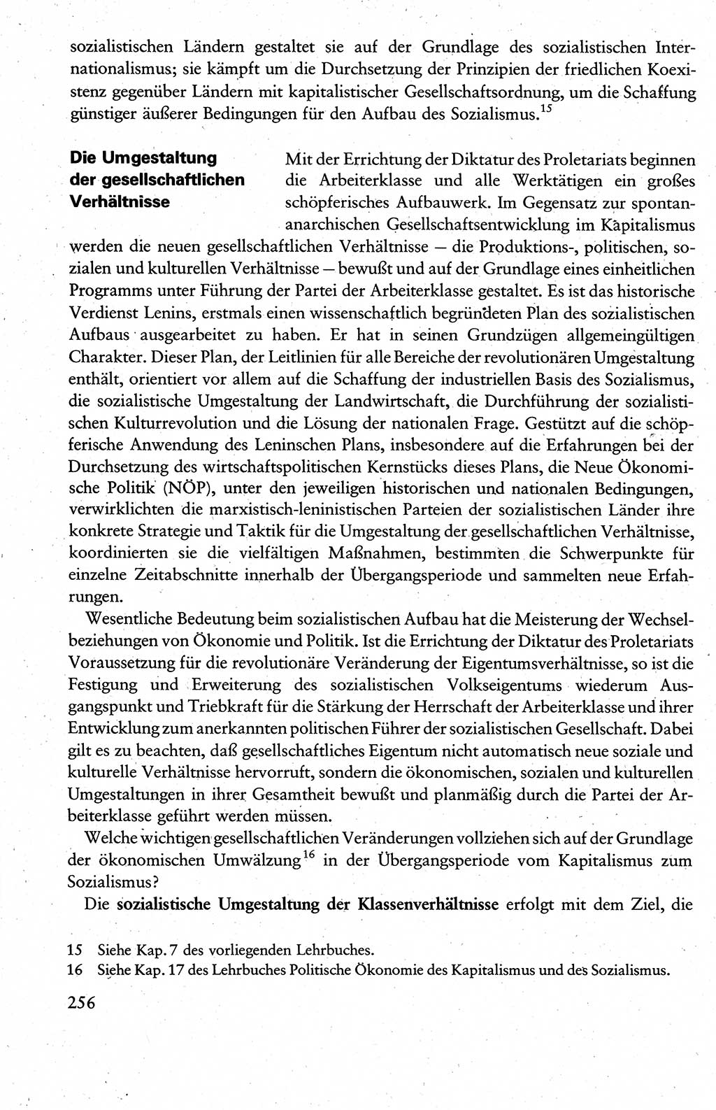 Wissenschaftlicher Kommunismus [Deutsche Demokratische Republik (DDR)], Lehrbuch für das marxistisch-leninistische Grundlagenstudium 1983, Seite 256 (Wiss. Komm. DDR Lb. 1983, S. 256)
