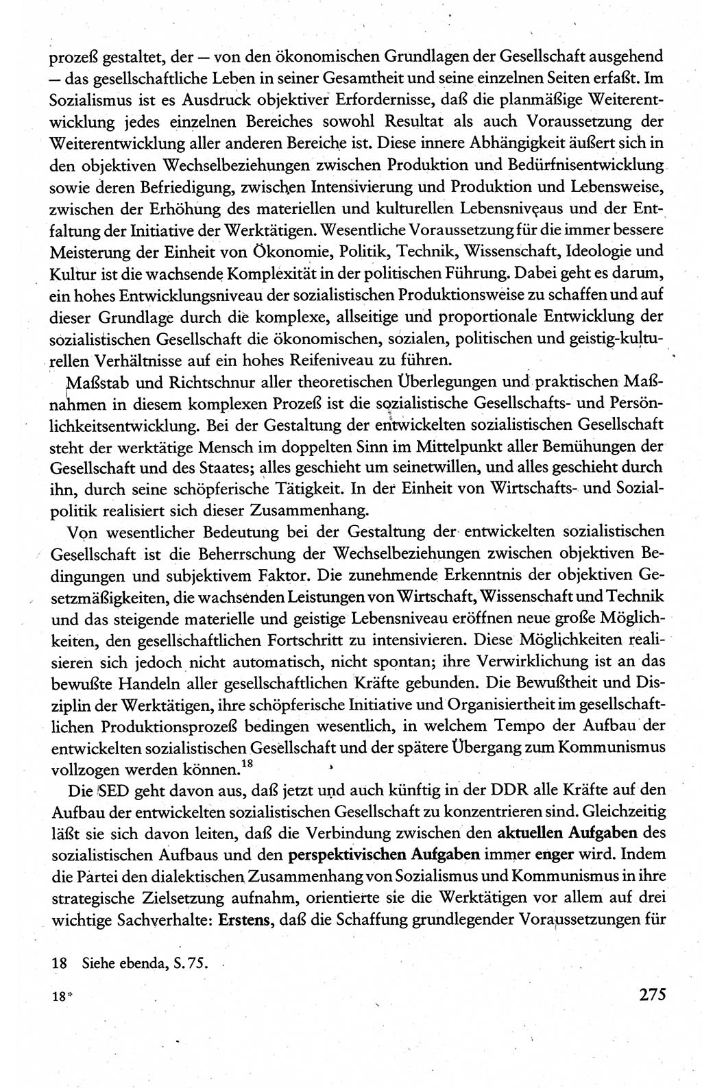 Wissenschaftlicher Kommunismus [Deutsche Demokratische Republik (DDR)], Lehrbuch für das marxistisch-leninistische Grundlagenstudium 1983, Seite 275 (Wiss. Komm. DDR Lb. 1983, S. 275)