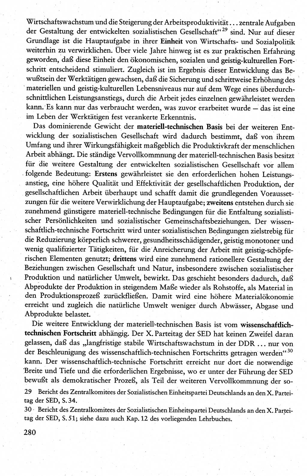 Wissenschaftlicher Kommunismus [Deutsche Demokratische Republik (DDR)], Lehrbuch für das marxistisch-leninistische Grundlagenstudium 1983, Seite 280 (Wiss. Komm. DDR Lb. 1983, S. 280)