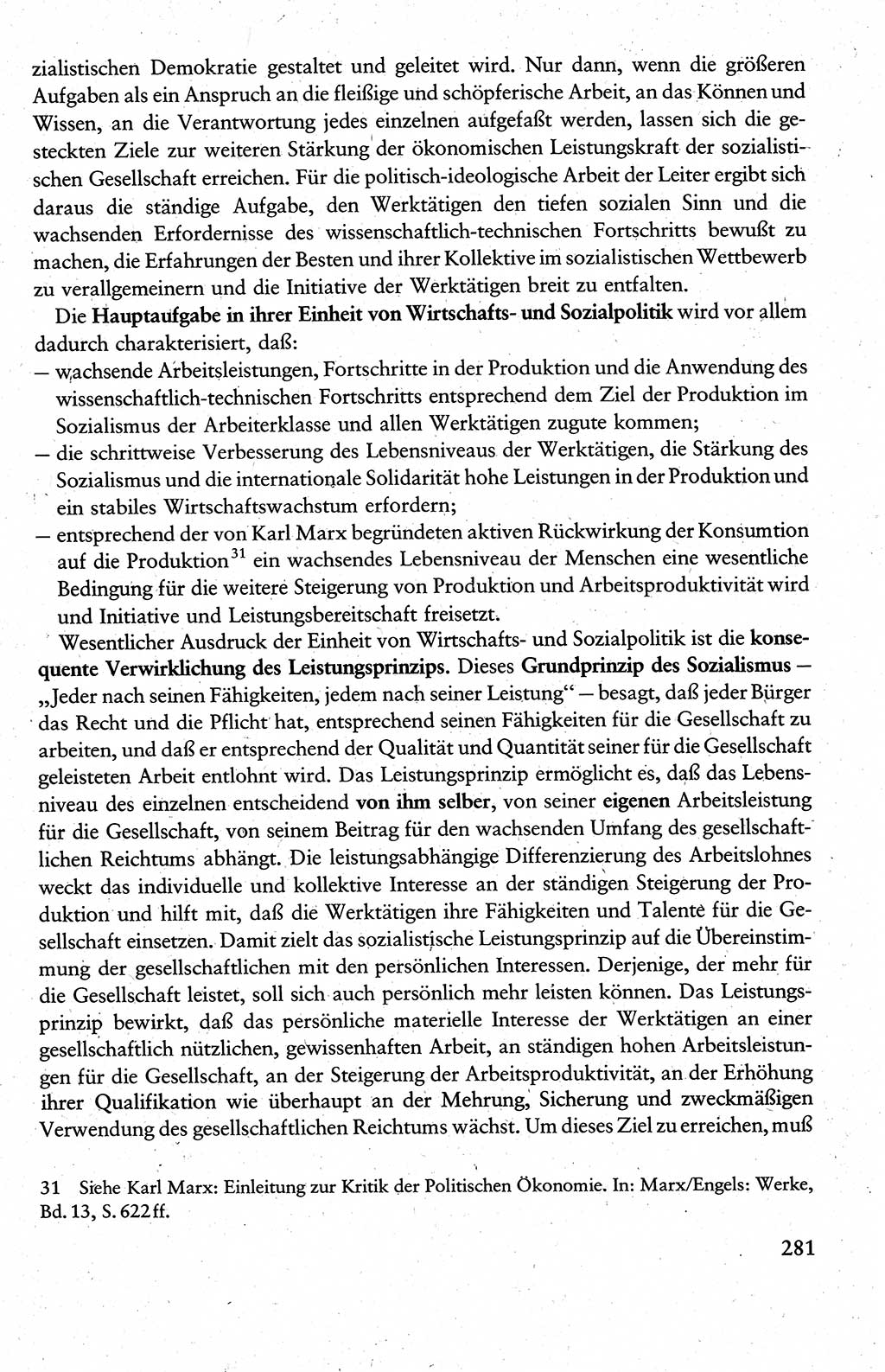 Wissenschaftlicher Kommunismus [Deutsche Demokratische Republik (DDR)], Lehrbuch für das marxistisch-leninistische Grundlagenstudium 1983, Seite 281 (Wiss. Komm. DDR Lb. 1983, S. 281)