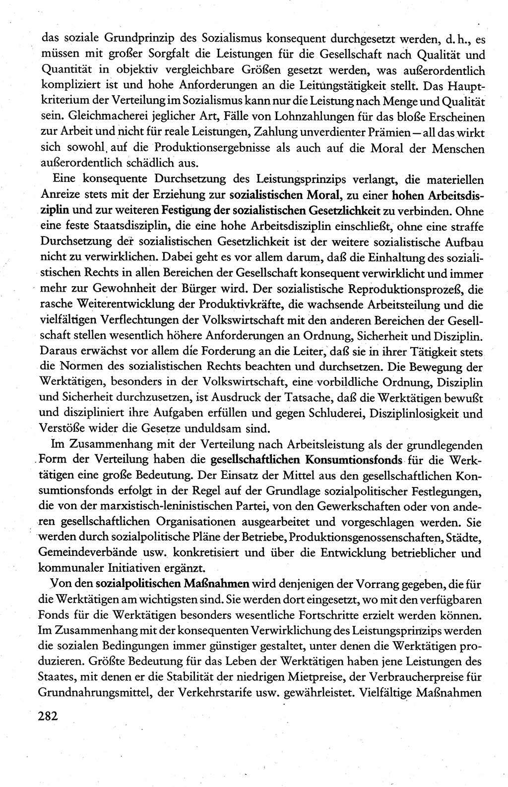 Wissenschaftlicher Kommunismus [Deutsche Demokratische Republik (DDR)], Lehrbuch für das marxistisch-leninistische Grundlagenstudium 1983, Seite 282 (Wiss. Komm. DDR Lb. 1983, S. 282)