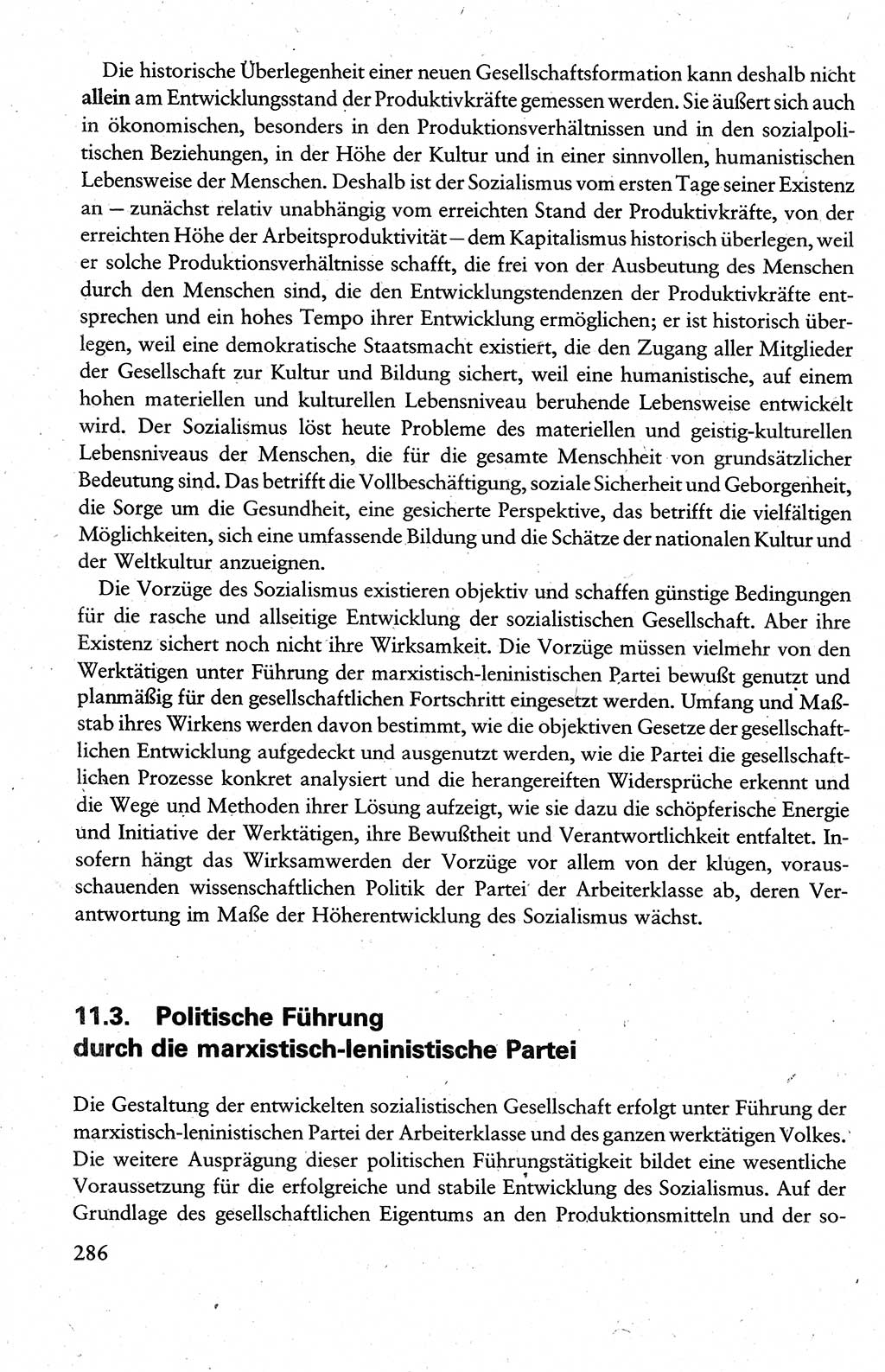 Wissenschaftlicher Kommunismus [Deutsche Demokratische Republik (DDR)], Lehrbuch für das marxistisch-leninistische Grundlagenstudium 1983, Seite 286 (Wiss. Komm. DDR Lb. 1983, S. 286)