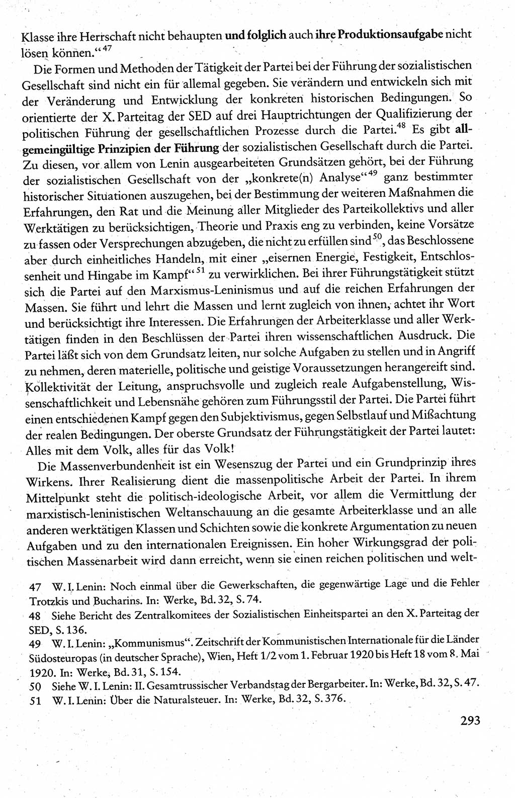 Wissenschaftlicher Kommunismus [Deutsche Demokratische Republik (DDR)], Lehrbuch für das marxistisch-leninistische Grundlagenstudium 1983, Seite 293 (Wiss. Komm. DDR Lb. 1983, S. 293)