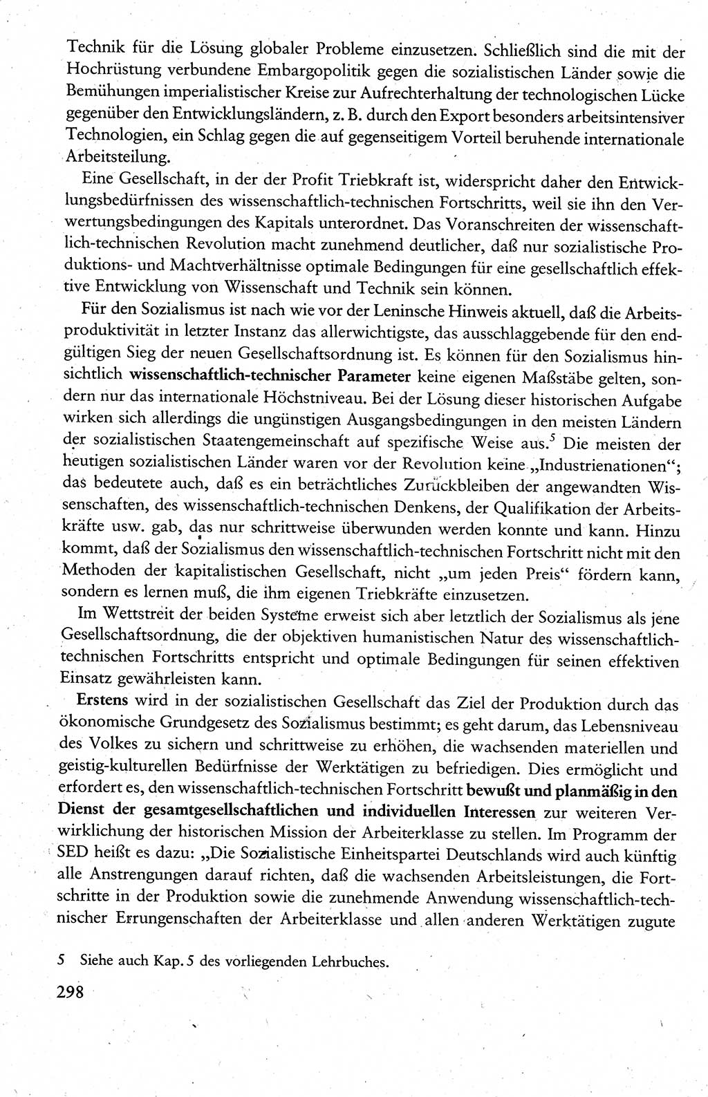 Wissenschaftlicher Kommunismus [Deutsche Demokratische Republik (DDR)], Lehrbuch für das marxistisch-leninistische Grundlagenstudium 1983, Seite 298 (Wiss. Komm. DDR Lb. 1983, S. 298)