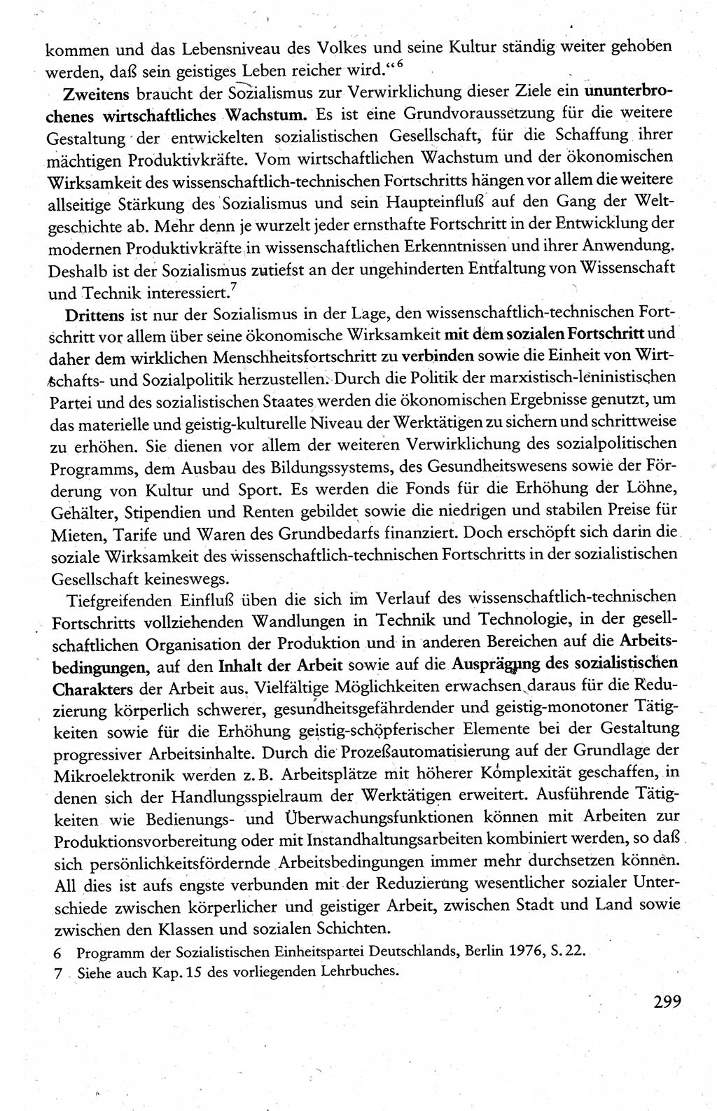 Wissenschaftlicher Kommunismus [Deutsche Demokratische Republik (DDR)], Lehrbuch für das marxistisch-leninistische Grundlagenstudium 1983, Seite 299 (Wiss. Komm. DDR Lb. 1983, S. 299)