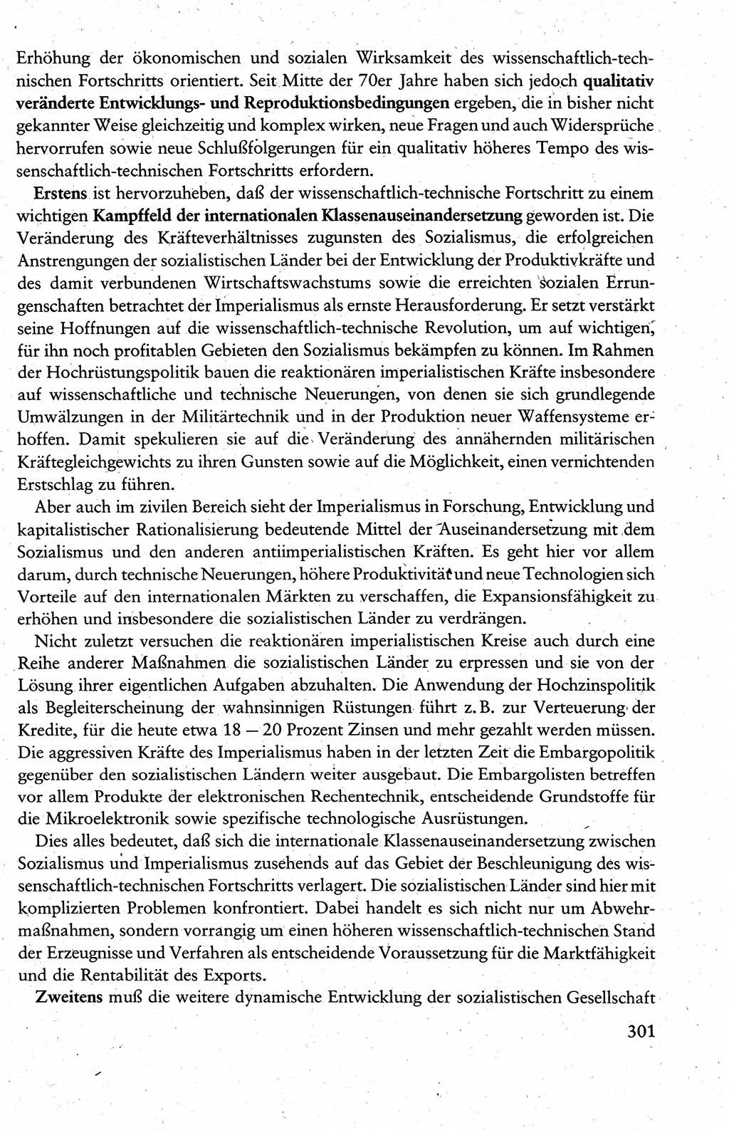 Wissenschaftlicher Kommunismus [Deutsche Demokratische Republik (DDR)], Lehrbuch für das marxistisch-leninistische Grundlagenstudium 1983, Seite 301 (Wiss. Komm. DDR Lb. 1983, S. 301)
