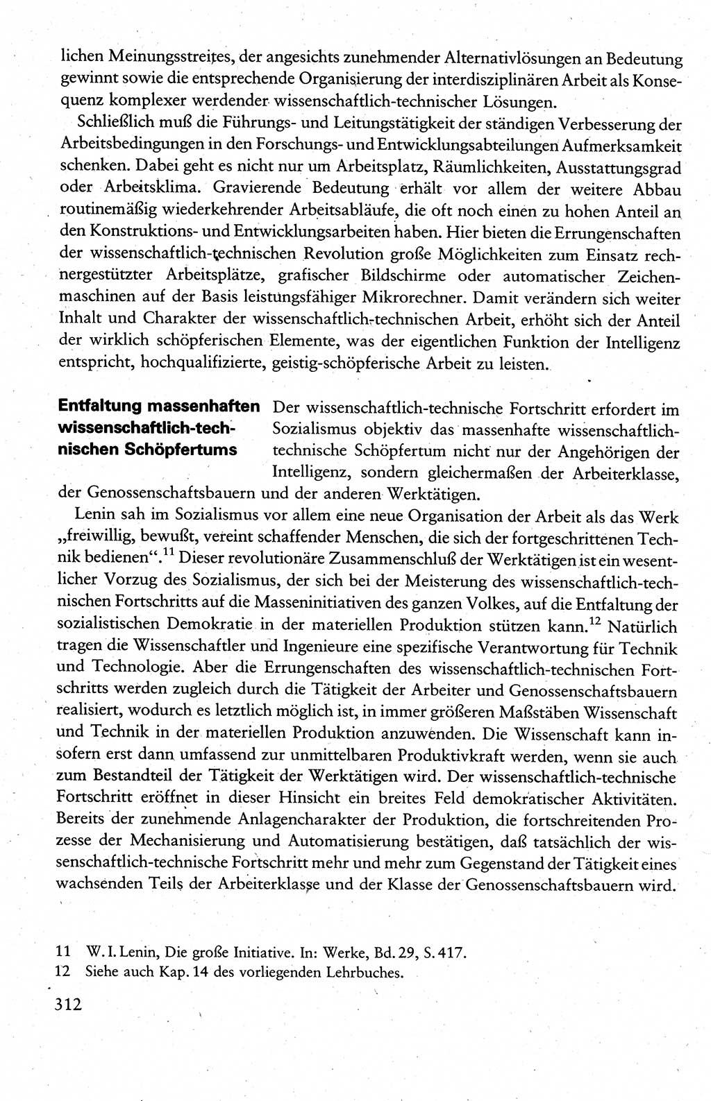 Wissenschaftlicher Kommunismus [Deutsche Demokratische Republik (DDR)], Lehrbuch für das marxistisch-leninistische Grundlagenstudium 1983, Seite 312 (Wiss. Komm. DDR Lb. 1983, S. 312)