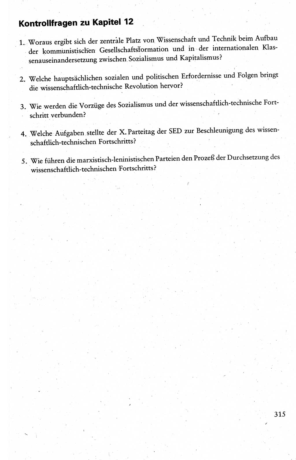 Wissenschaftlicher Kommunismus [Deutsche Demokratische Republik (DDR)], Lehrbuch für das marxistisch-leninistische Grundlagenstudium 1983, Seite 315 (Wiss. Komm. DDR Lb. 1983, S. 315)