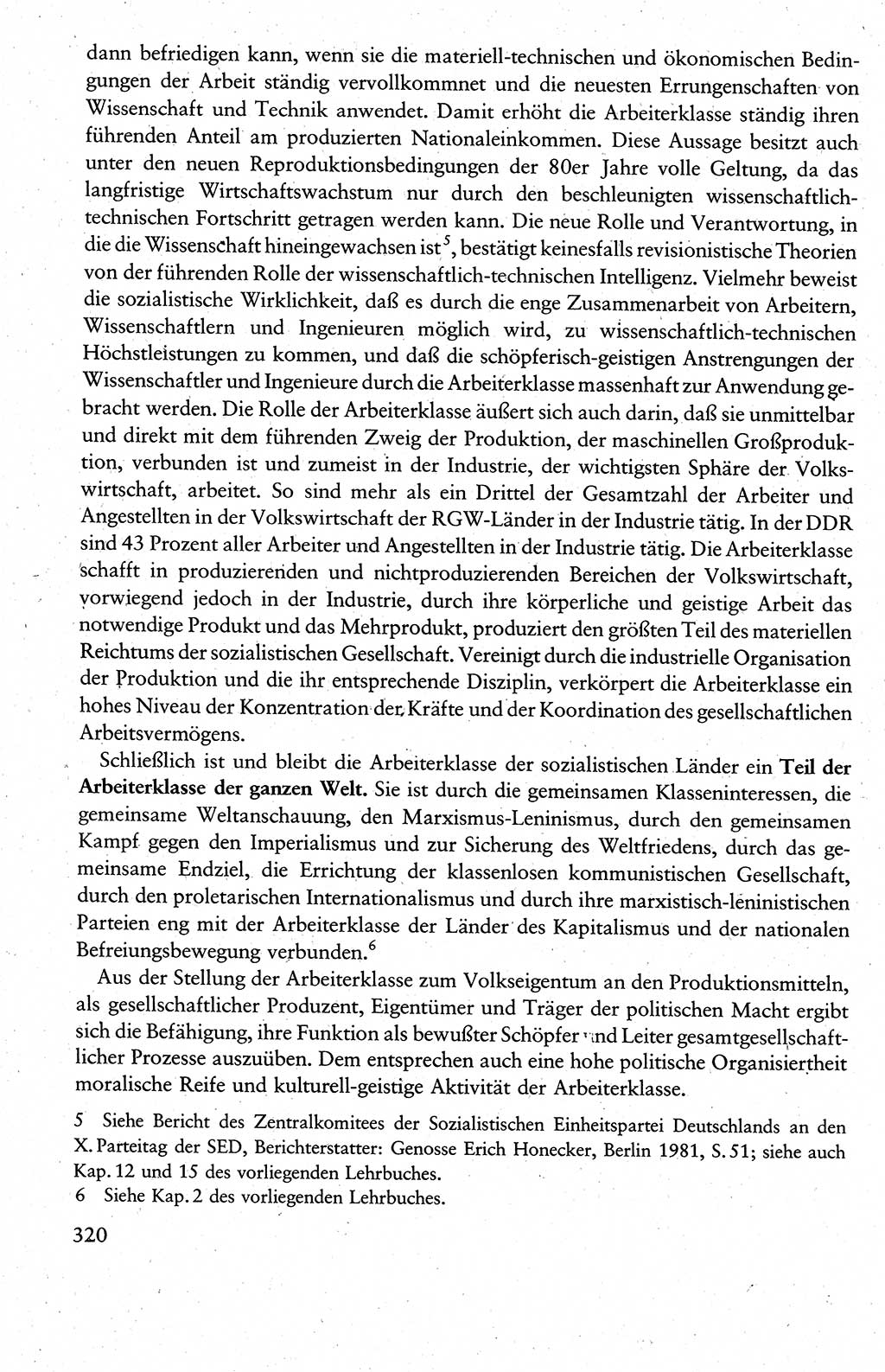 Wissenschaftlicher Kommunismus [Deutsche Demokratische Republik (DDR)], Lehrbuch für das marxistisch-leninistische Grundlagenstudium 1983, Seite 320 (Wiss. Komm. DDR Lb. 1983, S. 320)