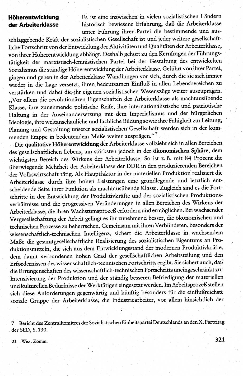 Wissenschaftlicher Kommunismus [Deutsche Demokratische Republik (DDR)], Lehrbuch für das marxistisch-leninistische Grundlagenstudium 1983, Seite 321 (Wiss. Komm. DDR Lb. 1983, S. 321)