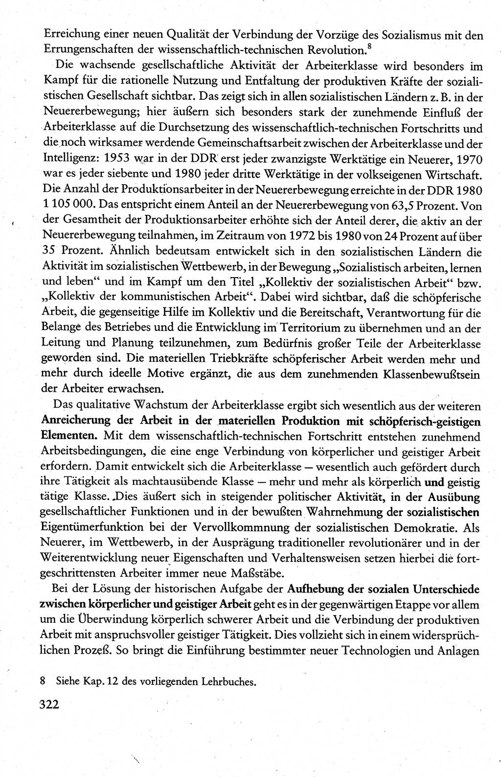 Wissenschaftlicher Kommunismus [Deutsche Demokratische Republik (DDR)], Lehrbuch für das marxistisch-leninistische Grundlagenstudium 1983, Seite 322 (Wiss. Komm. DDR Lb. 1983, S. 322)