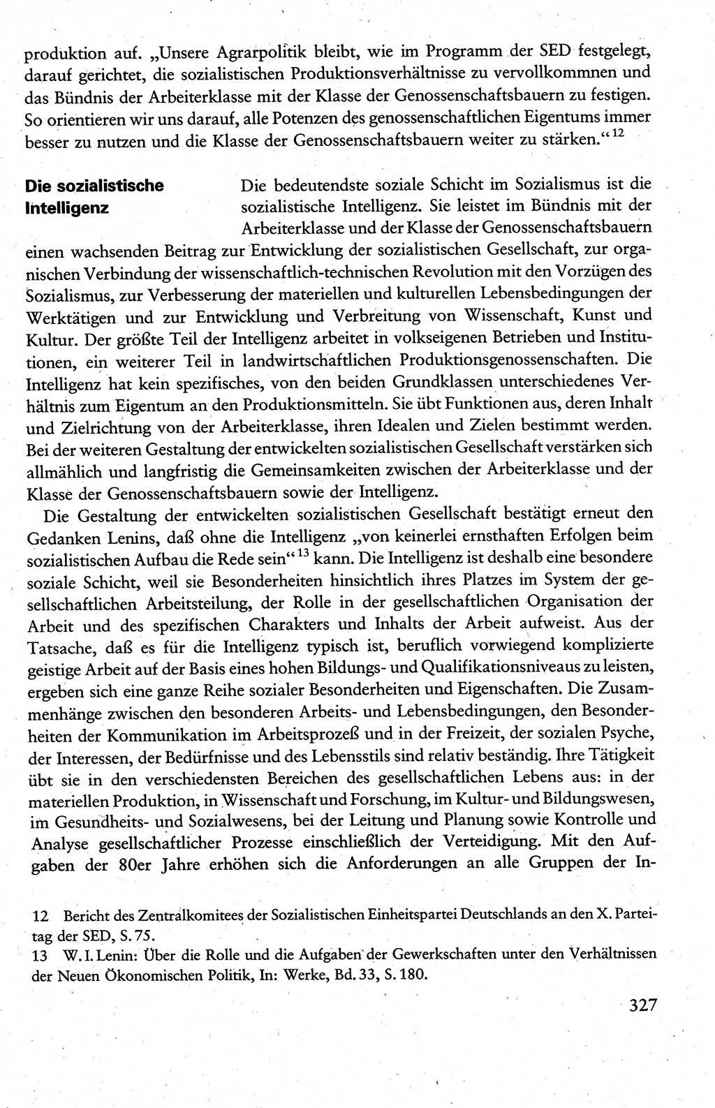 Wissenschaftlicher Kommunismus [Deutsche Demokratische Republik (DDR)], Lehrbuch für das marxistisch-leninistische Grundlagenstudium 1983, Seite 327 (Wiss. Komm. DDR Lb. 1983, S. 327)