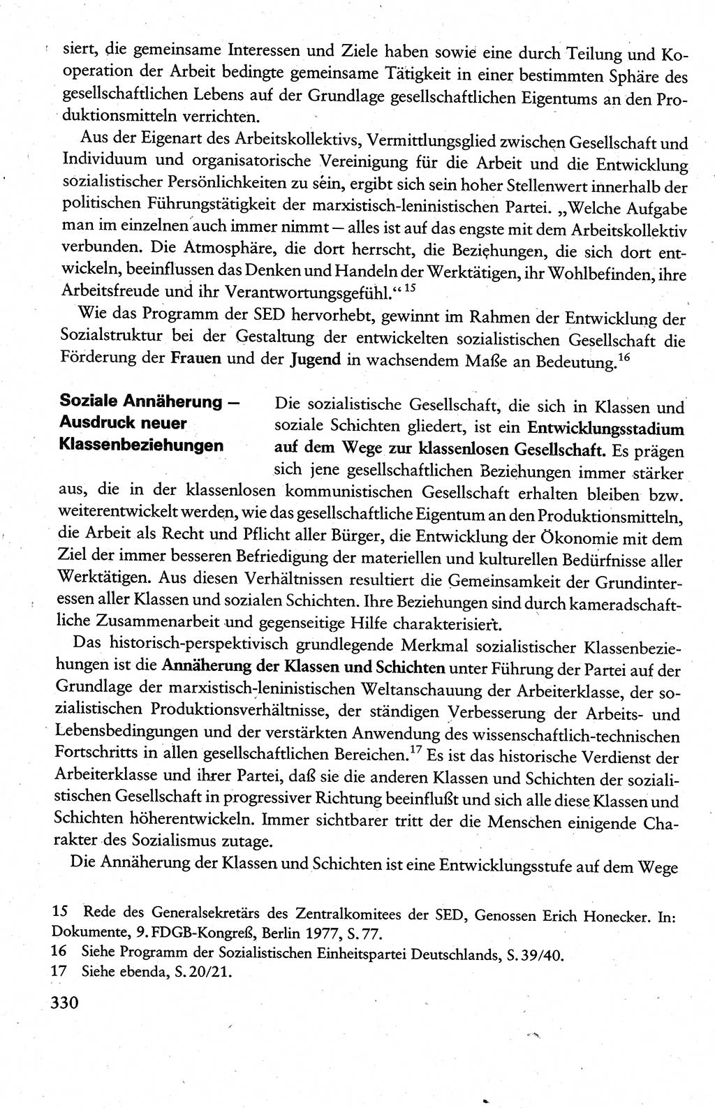 Wissenschaftlicher Kommunismus [Deutsche Demokratische Republik (DDR)], Lehrbuch für das marxistisch-leninistische Grundlagenstudium 1983, Seite 330 (Wiss. Komm. DDR Lb. 1983, S. 330)