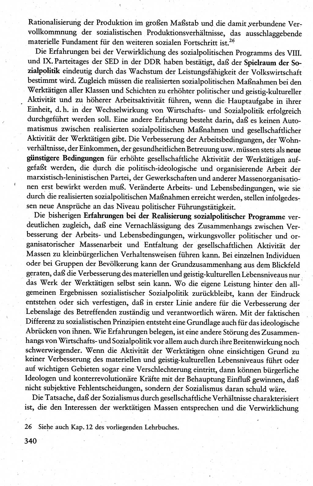 Wissenschaftlicher Kommunismus [Deutsche Demokratische Republik (DDR)], Lehrbuch für das marxistisch-leninistische Grundlagenstudium 1983, Seite 340 (Wiss. Komm. DDR Lb. 1983, S. 340)