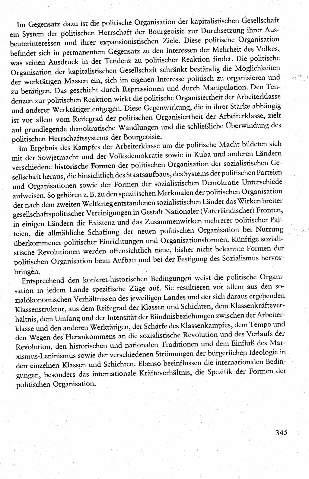 Wissenschaftlicher Kommunismus [Deutsche Demokratische Republik (DDR)], Lehrbuch für das marxistisch-leninistische Grundlagenstudium 1983, Seite 345 (Wiss. Komm. DDR Lb. 1983, S. 345)
