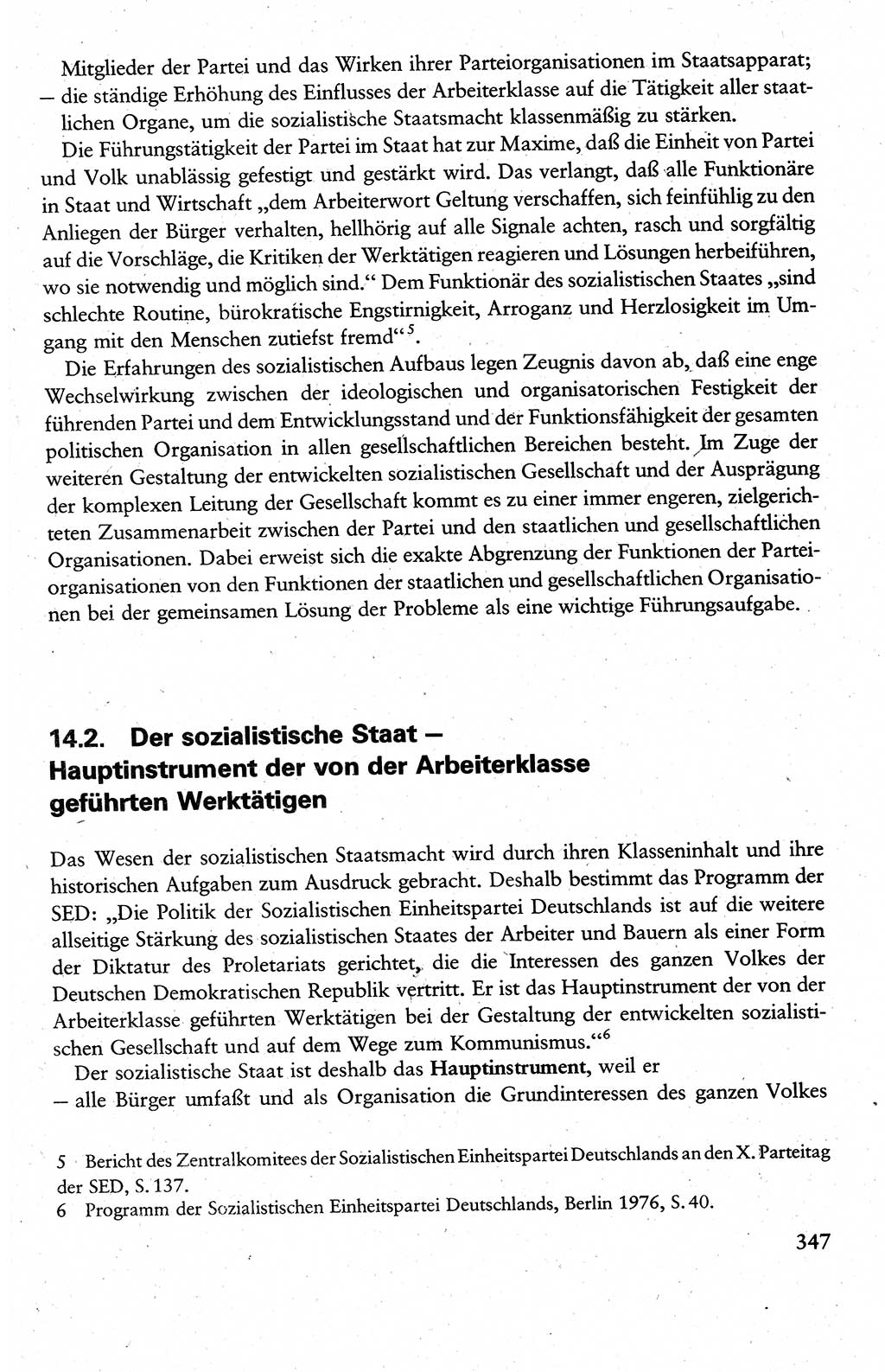 Wissenschaftlicher Kommunismus [Deutsche Demokratische Republik (DDR)], Lehrbuch für das marxistisch-leninistische Grundlagenstudium 1983, Seite 347 (Wiss. Komm. DDR Lb. 1983, S. 347)