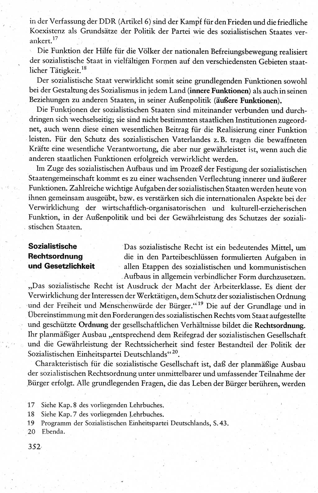 Wissenschaftlicher Kommunismus [Deutsche Demokratische Republik (DDR)], Lehrbuch für das marxistisch-leninistische Grundlagenstudium 1983, Seite 352 (Wiss. Komm. DDR Lb. 1983, S. 352)