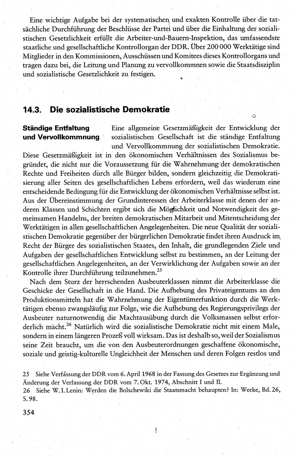 Wissenschaftlicher Kommunismus [Deutsche Demokratische Republik (DDR)], Lehrbuch für das marxistisch-leninistische Grundlagenstudium 1983, Seite 354 (Wiss. Komm. DDR Lb. 1983, S. 354)