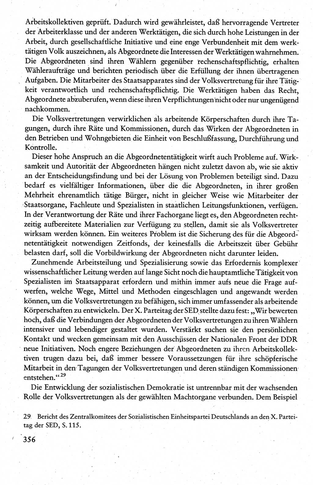 Wissenschaftlicher Kommunismus [Deutsche Demokratische Republik (DDR)], Lehrbuch für das marxistisch-leninistische Grundlagenstudium 1983, Seite 356 (Wiss. Komm. DDR Lb. 1983, S. 356)