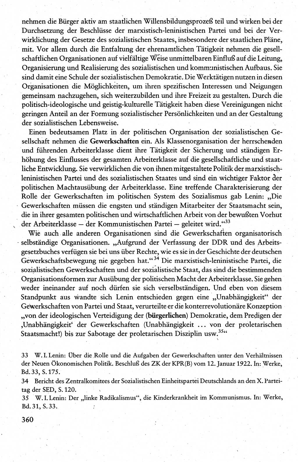 Wissenschaftlicher Kommunismus [Deutsche Demokratische Republik (DDR)], Lehrbuch für das marxistisch-leninistische Grundlagenstudium 1983, Seite 360 (Wiss. Komm. DDR Lb. 1983, S. 360)