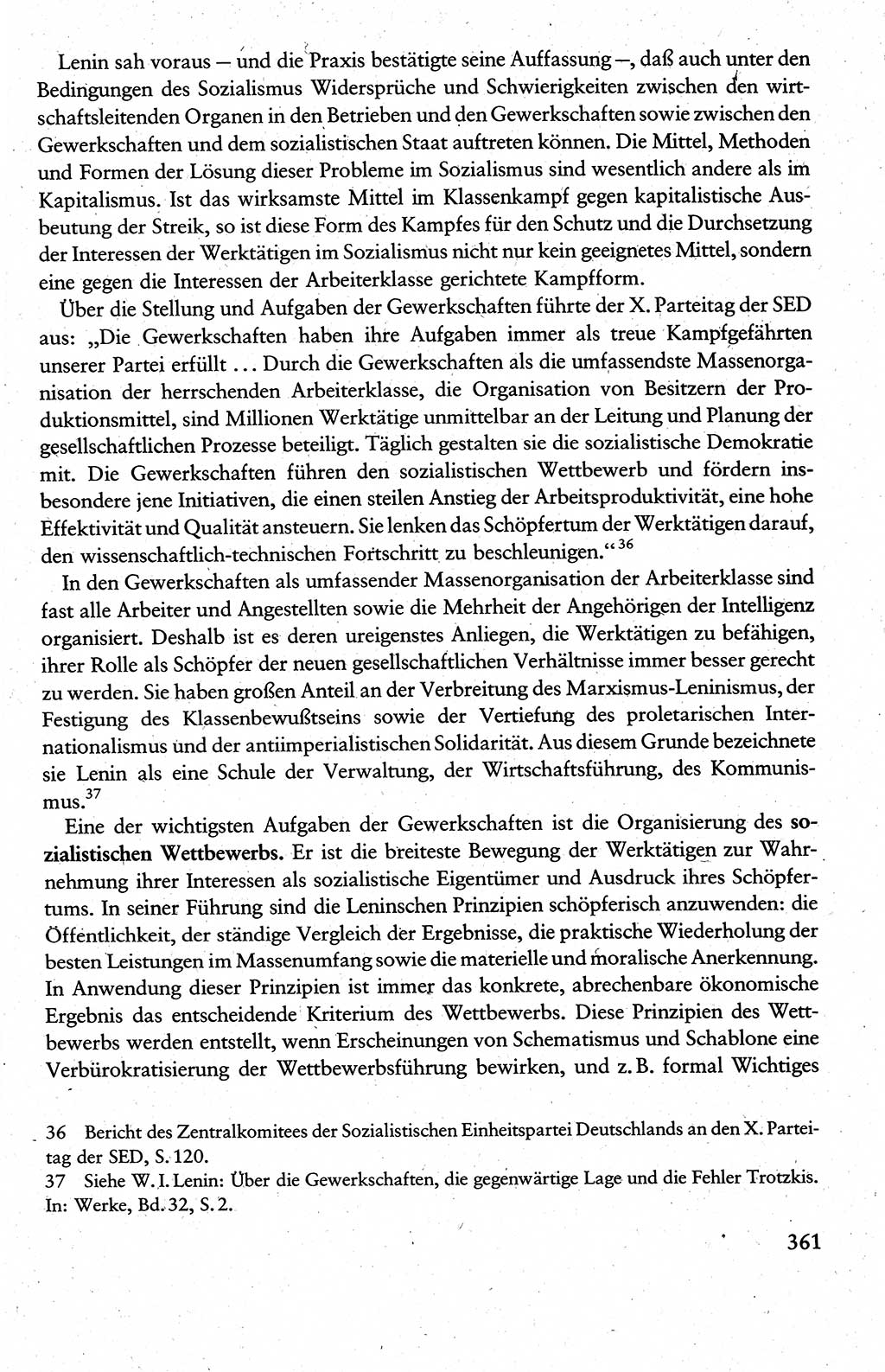 Wissenschaftlicher Kommunismus [Deutsche Demokratische Republik (DDR)], Lehrbuch für das marxistisch-leninistische Grundlagenstudium 1983, Seite 361 (Wiss. Komm. DDR Lb. 1983, S. 361)
